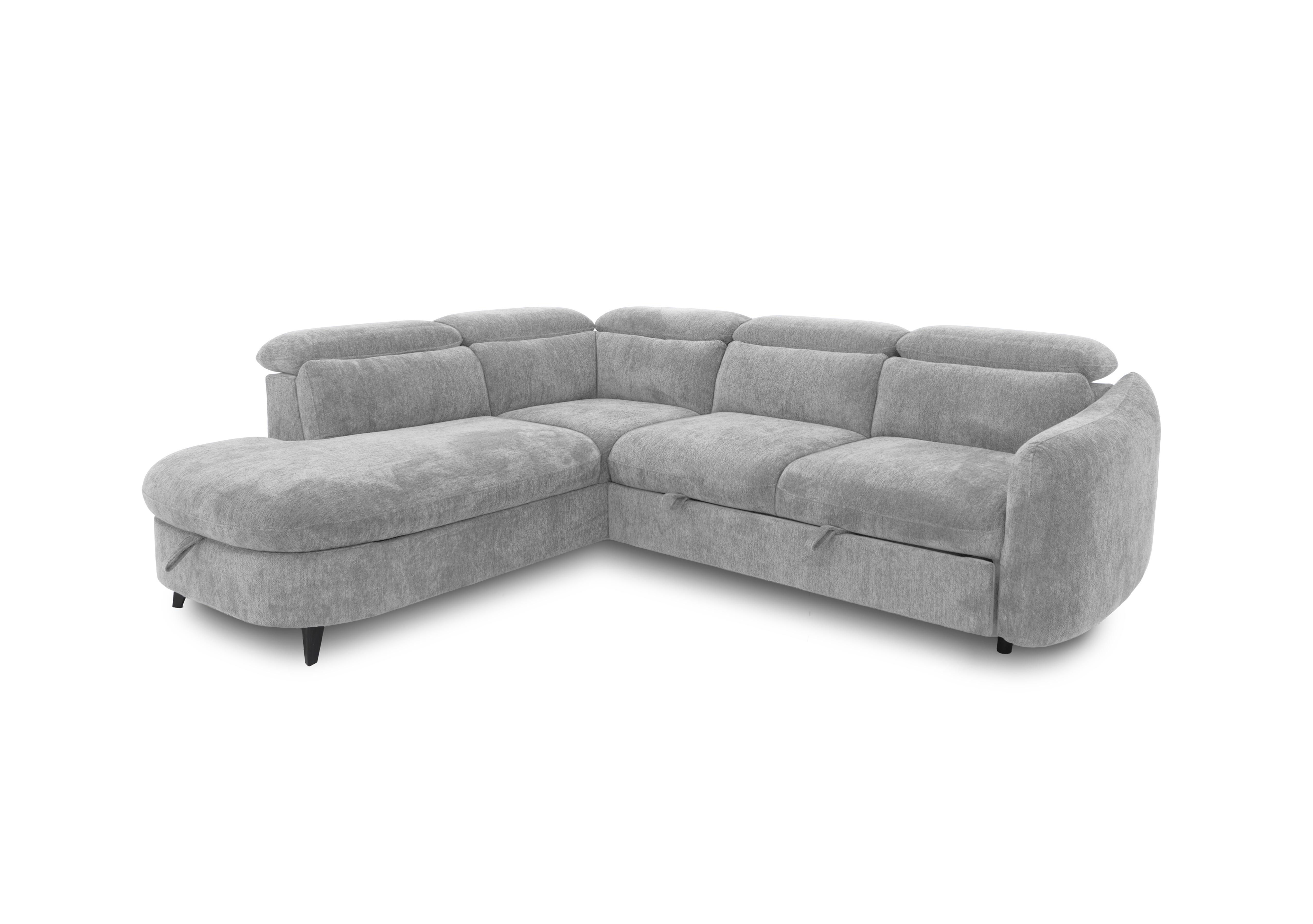 Snooze Corner Sofa Bed with Chaise End Storage in Cloud on Furniture Village