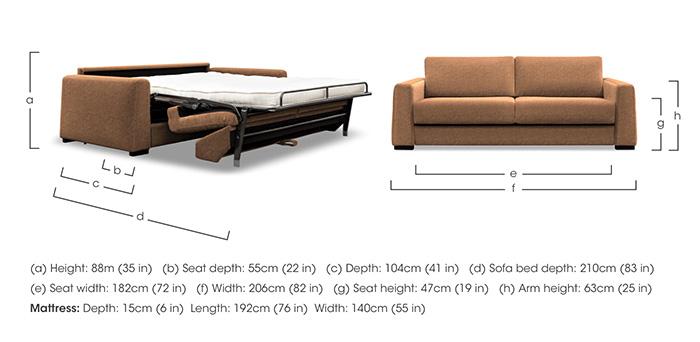 Paramount Large Sofa Bed in  on Furniture Village