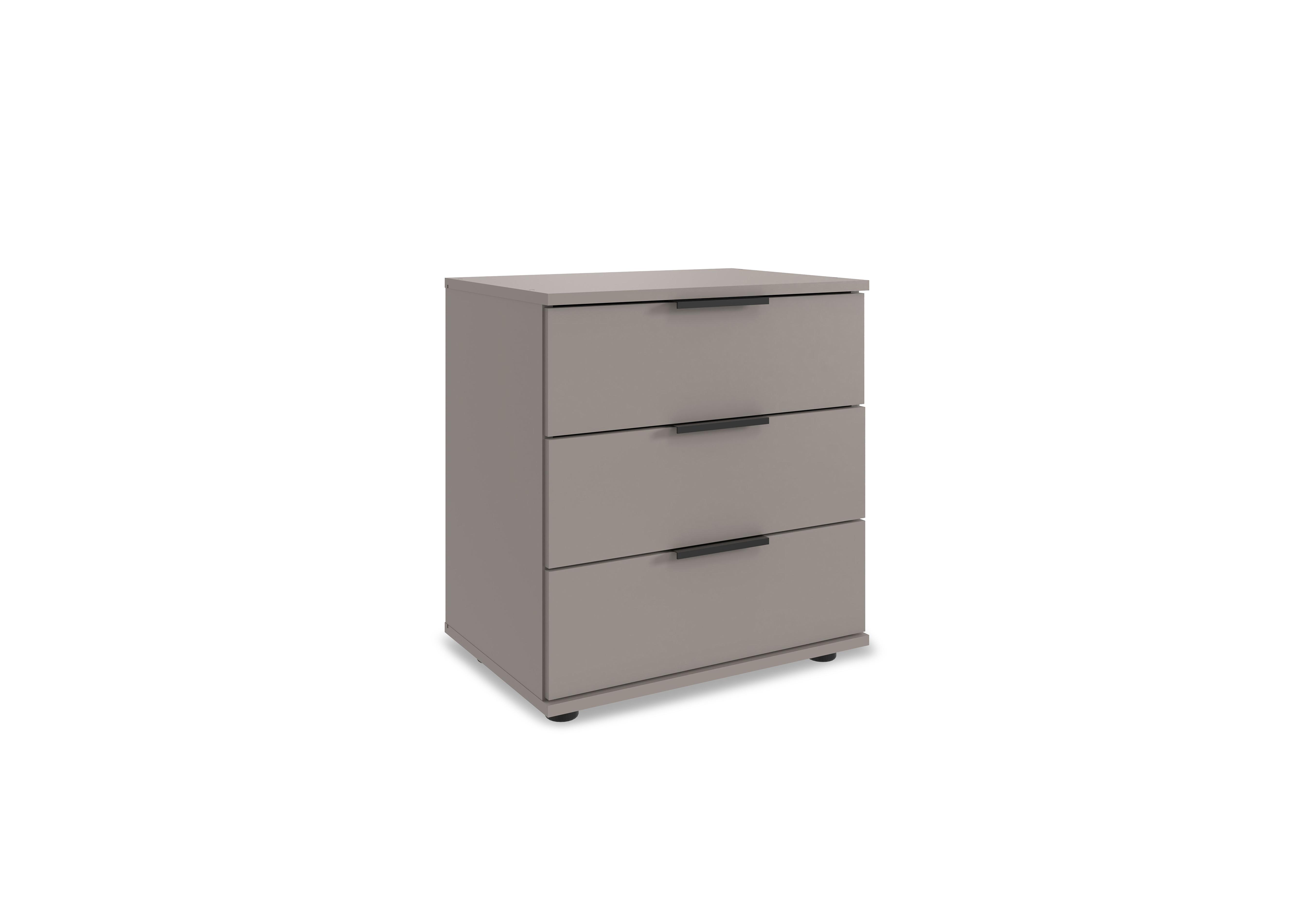 Antoni 3 Drawer Decor Bedside Cabinet in Sahara on Furniture Village