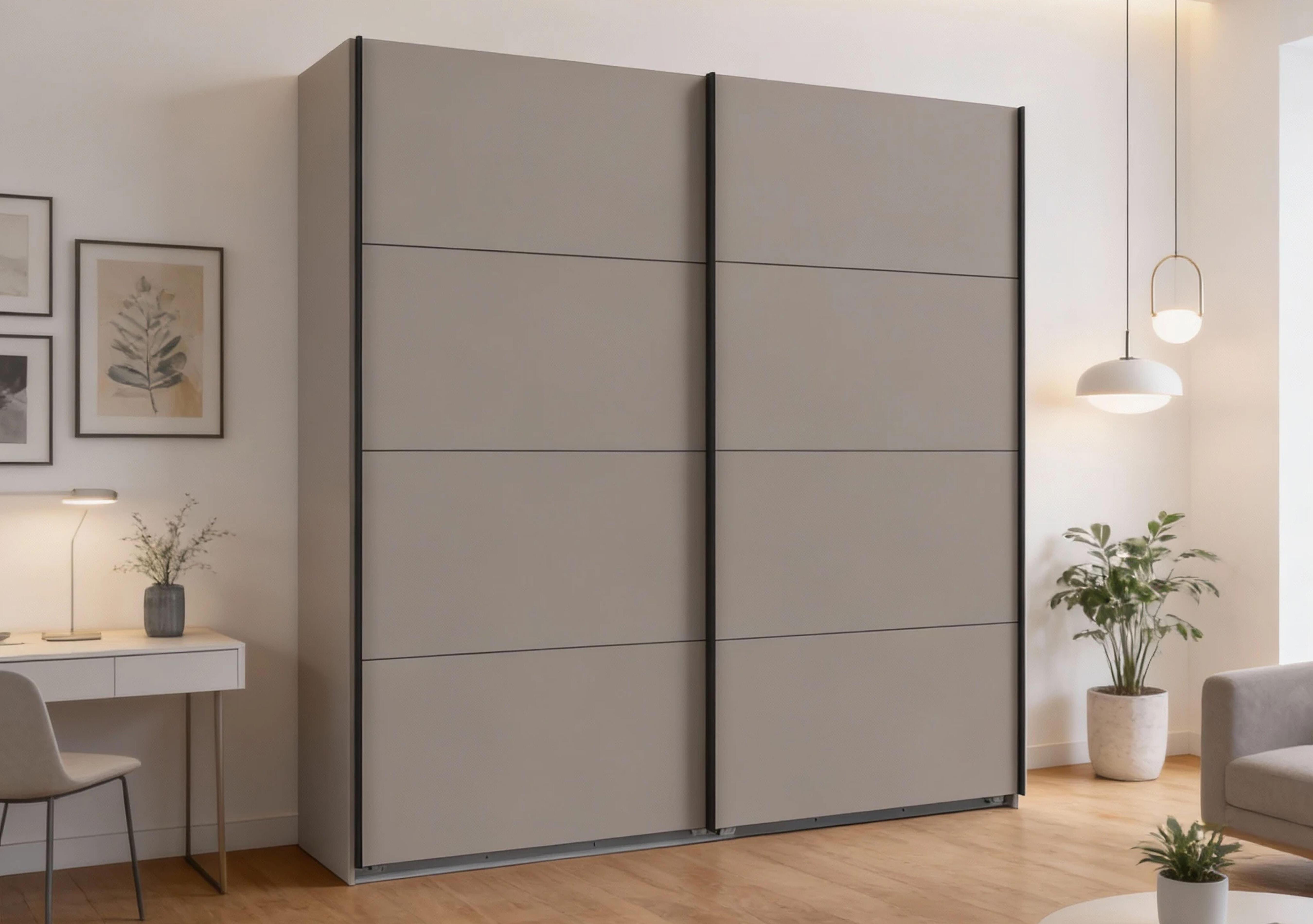 Antoni 180cm 2 Door Decor Sliding Wardrobe in  on Furniture Village
