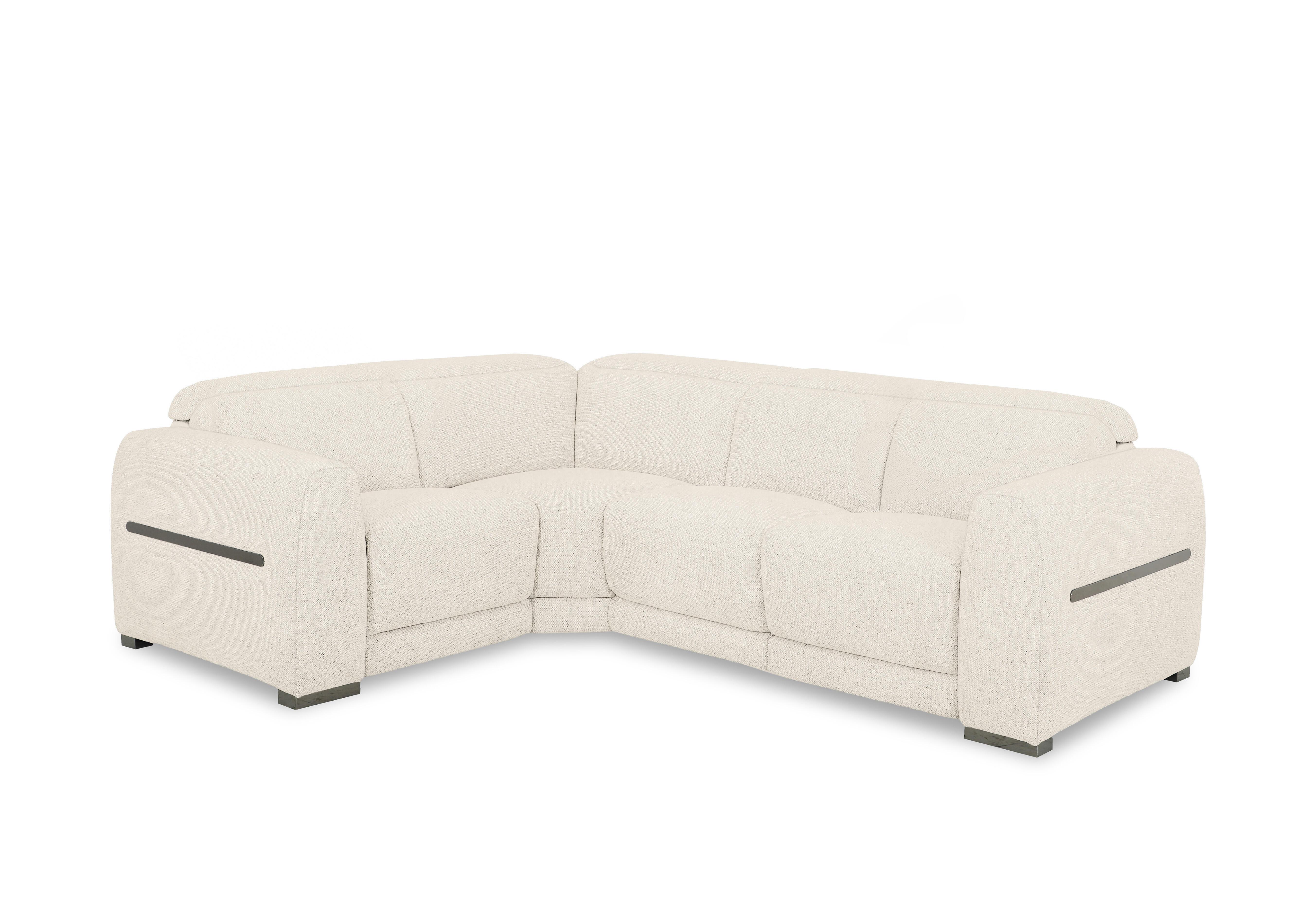 Edison Small Fabric Corner Sofa in Fab-Dab-R05 Cream Gm on Furniture Village