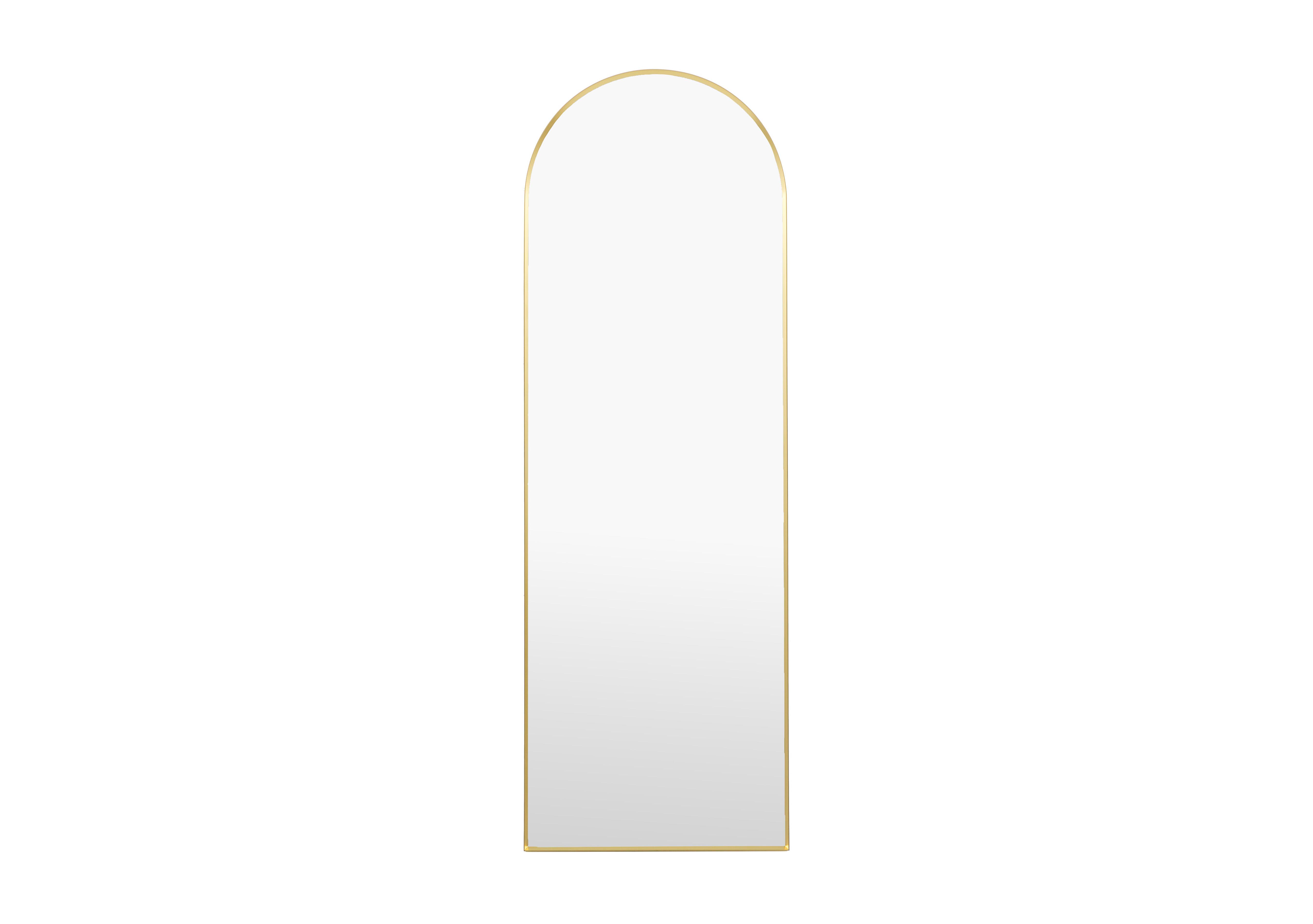 Heston Cheval Mirror in Gold on Furniture Village