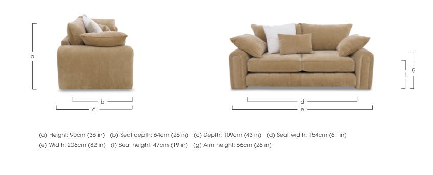 Retreat 2 Seater Fabric Sofa in  on Furniture Village