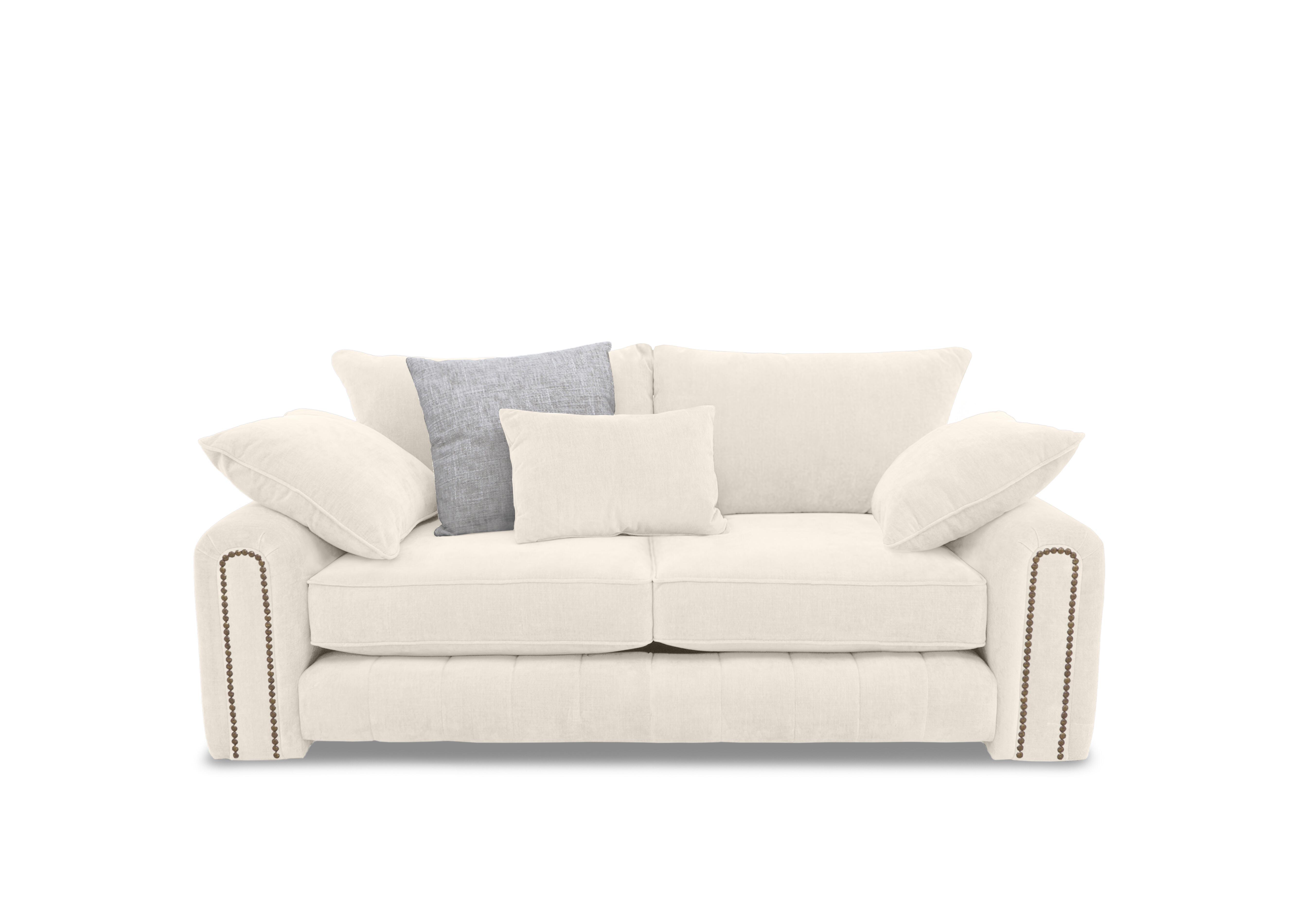 Retreat 2 Seater Fabric Sofa in Aston Ivory Studs on Furniture Village