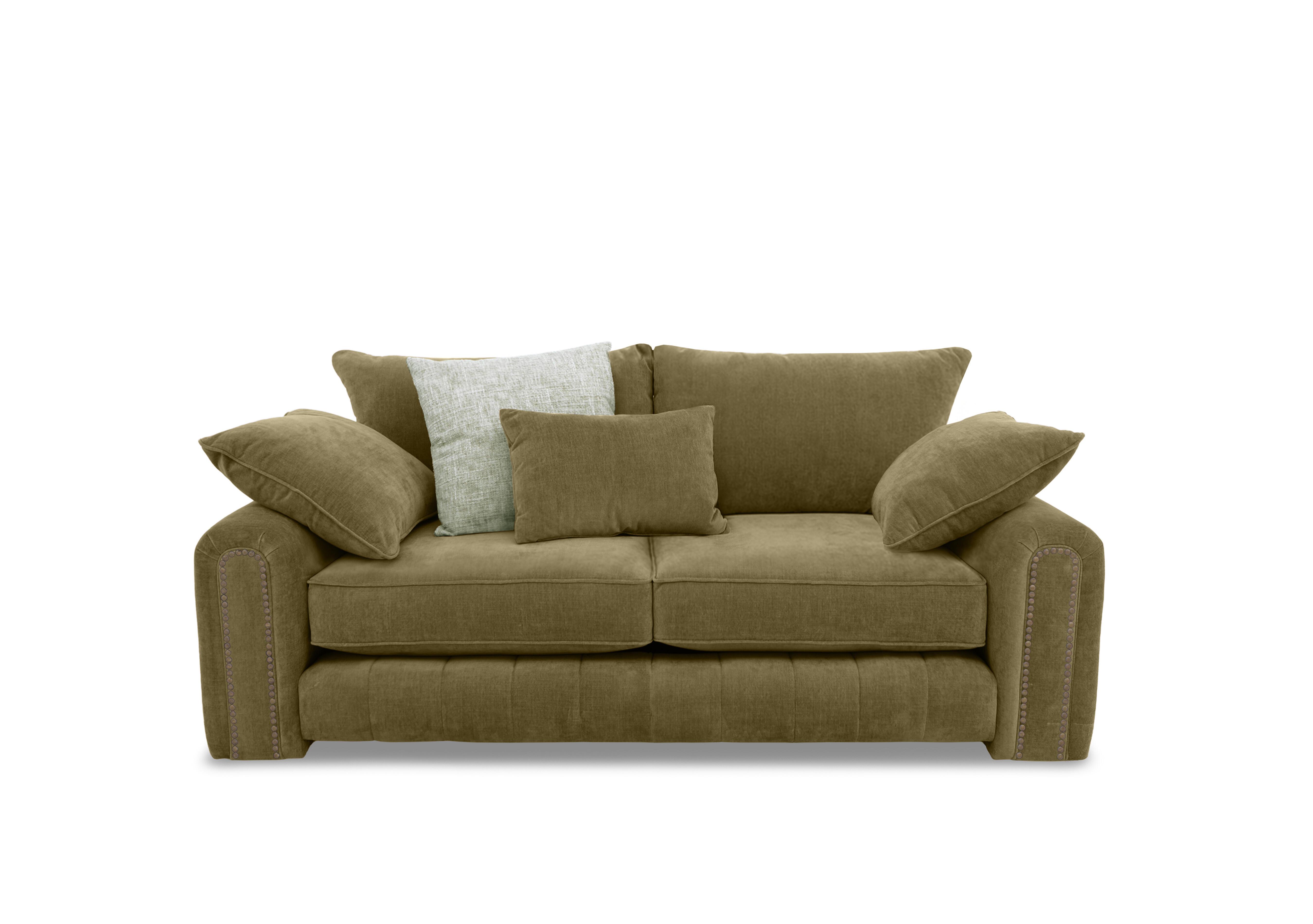 Retreat 2 Seater Fabric Sofa in Aston Sage Studs on Furniture Village