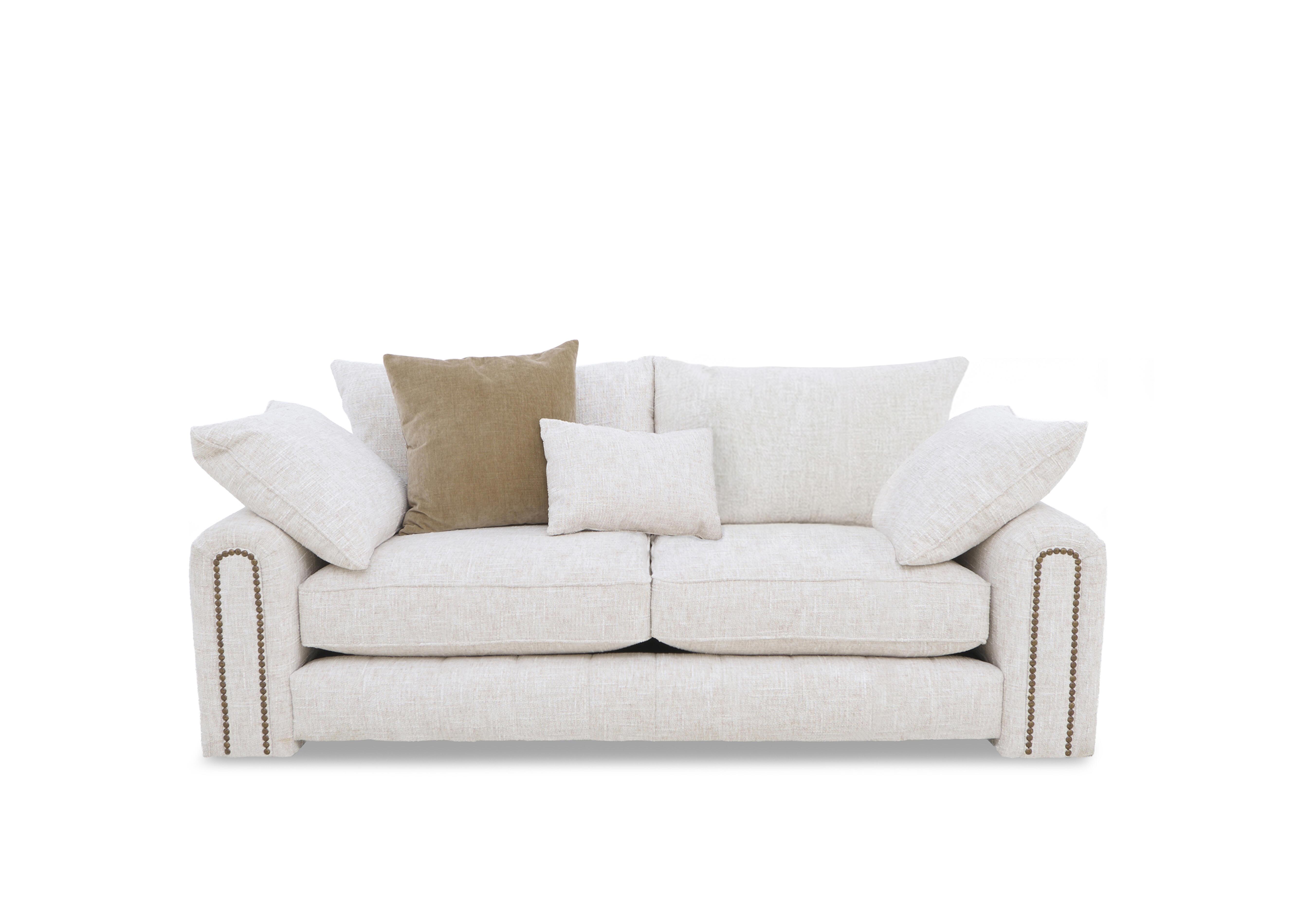 Retreat 2 Seater Fabric Sofa in Odyssey Afterglow Studs on Furniture Village