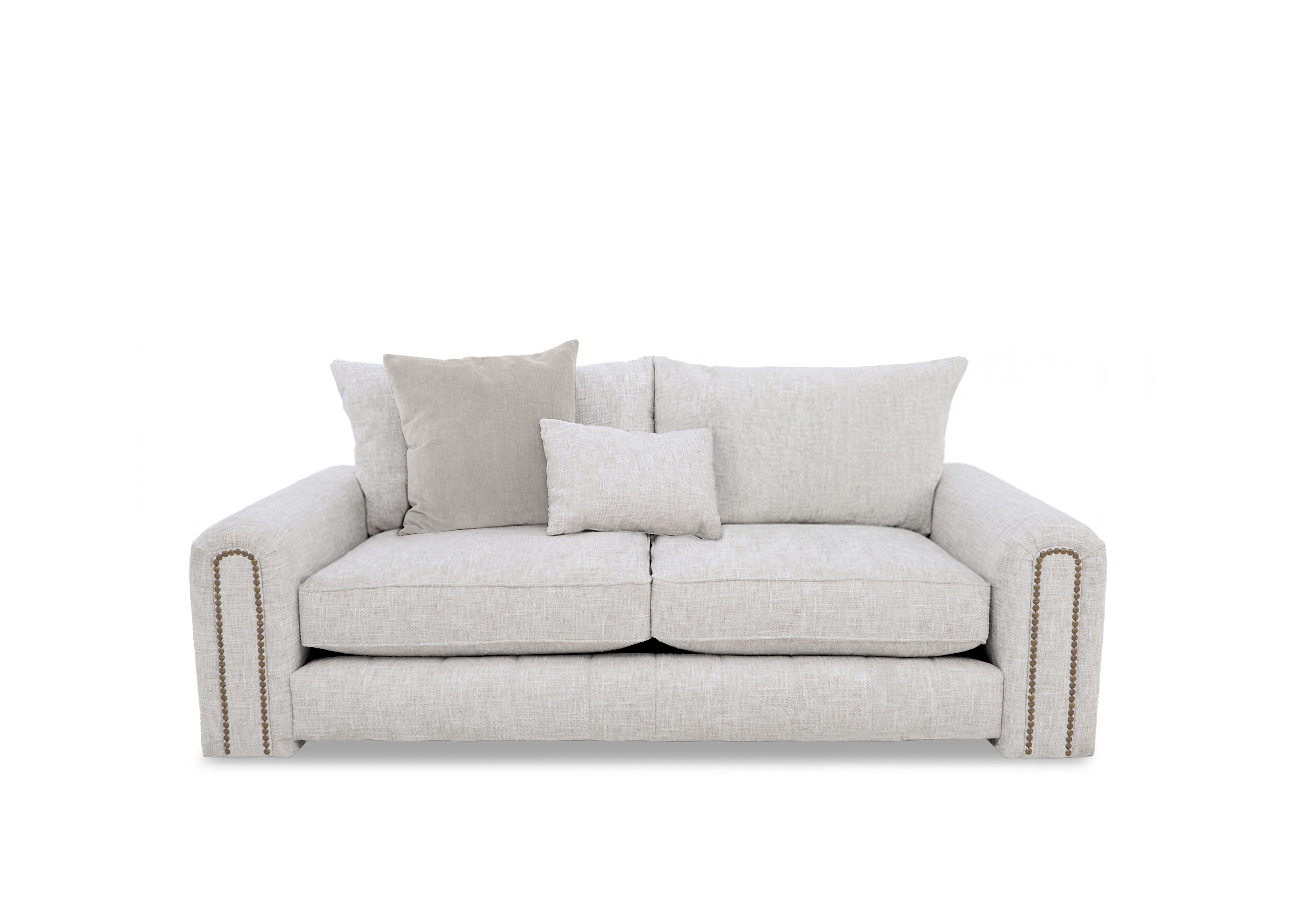 Retreat 2 Seater Fabric Sofa in Odyssey Cosmic Dust Studs on Furniture Village