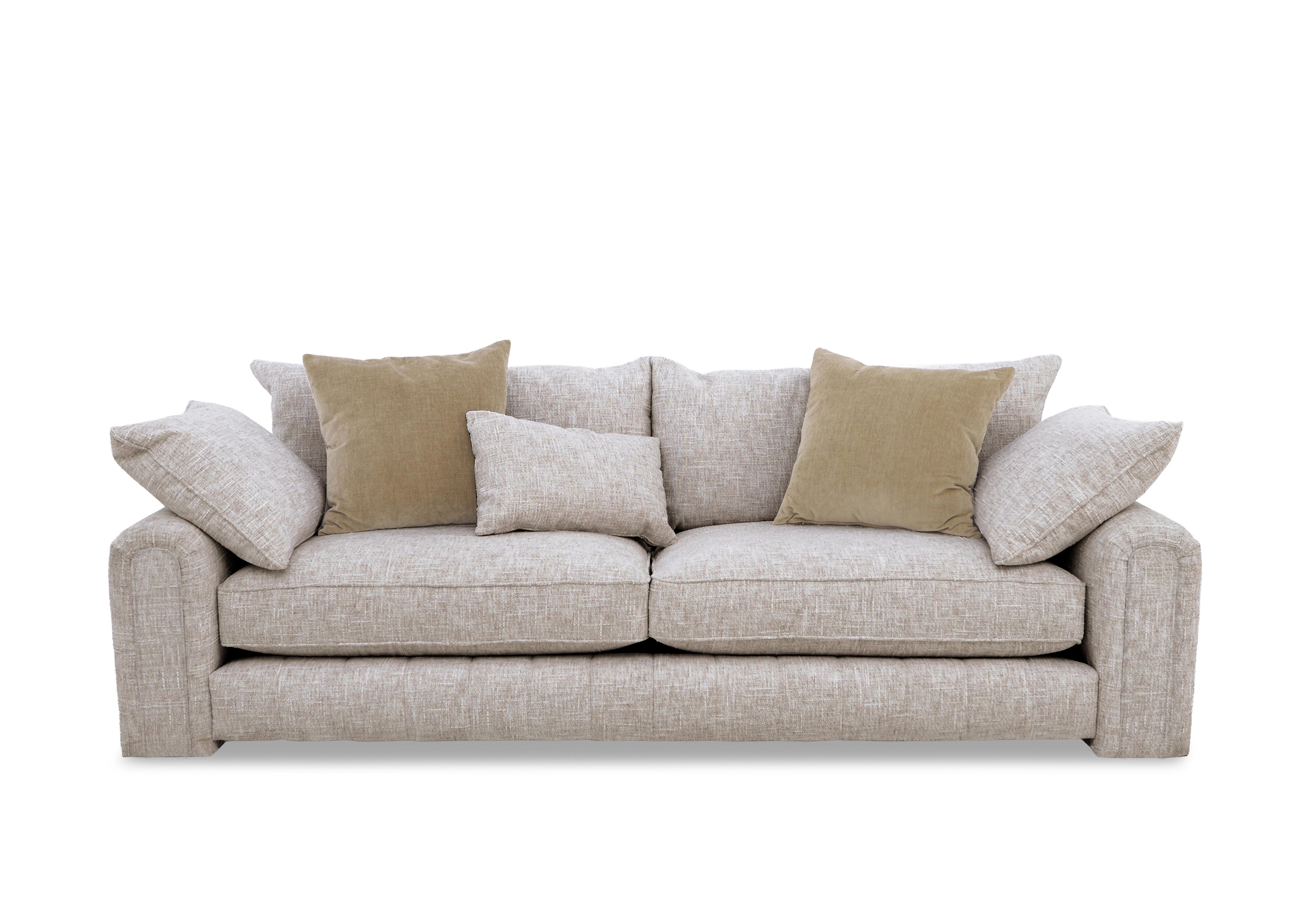 Retreat 4 Seater Fabric Sofa in Odyssey Marzipan on Furniture Village