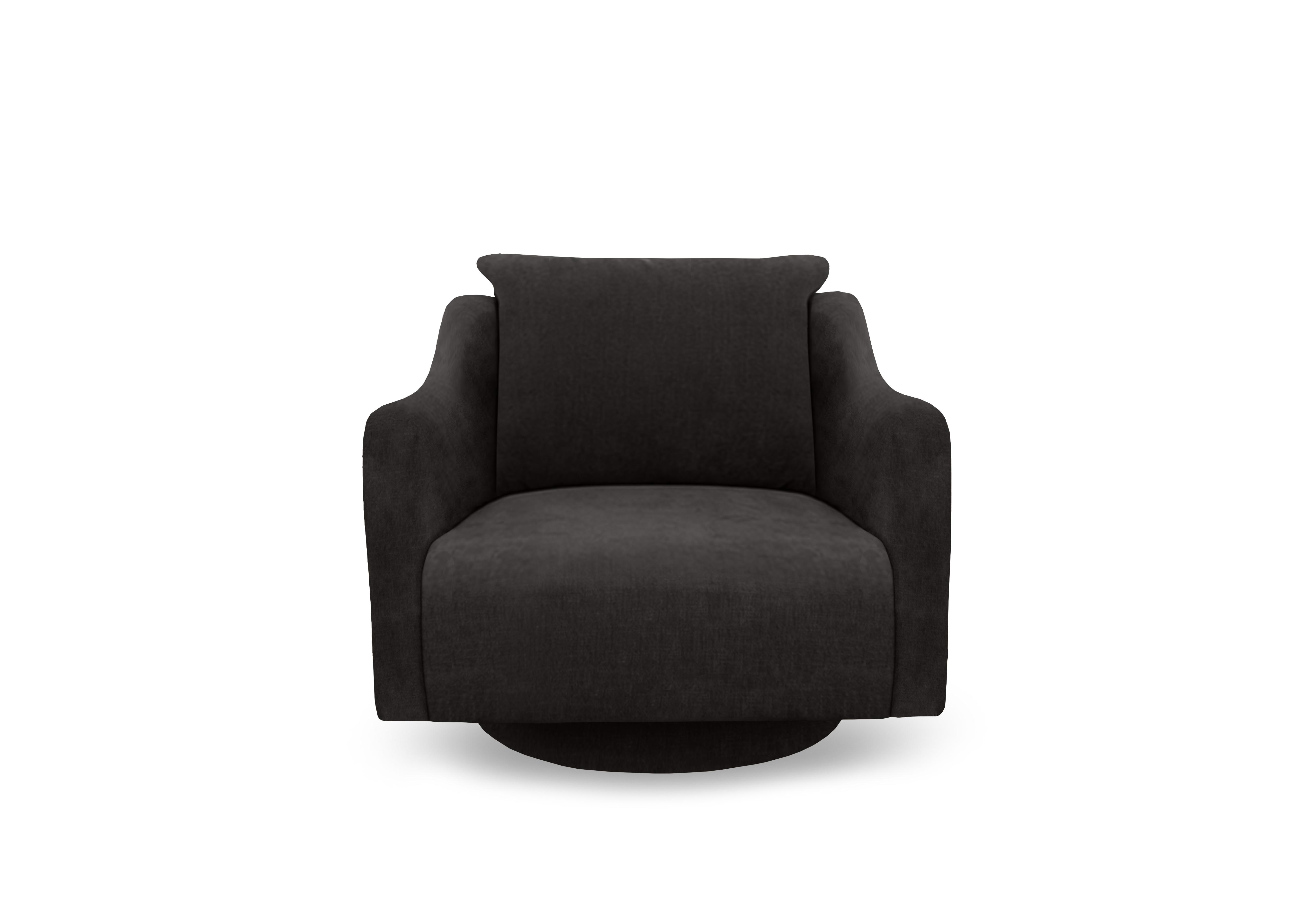 Retreat Swivel Chair in Aston Anthracite on Furniture Village