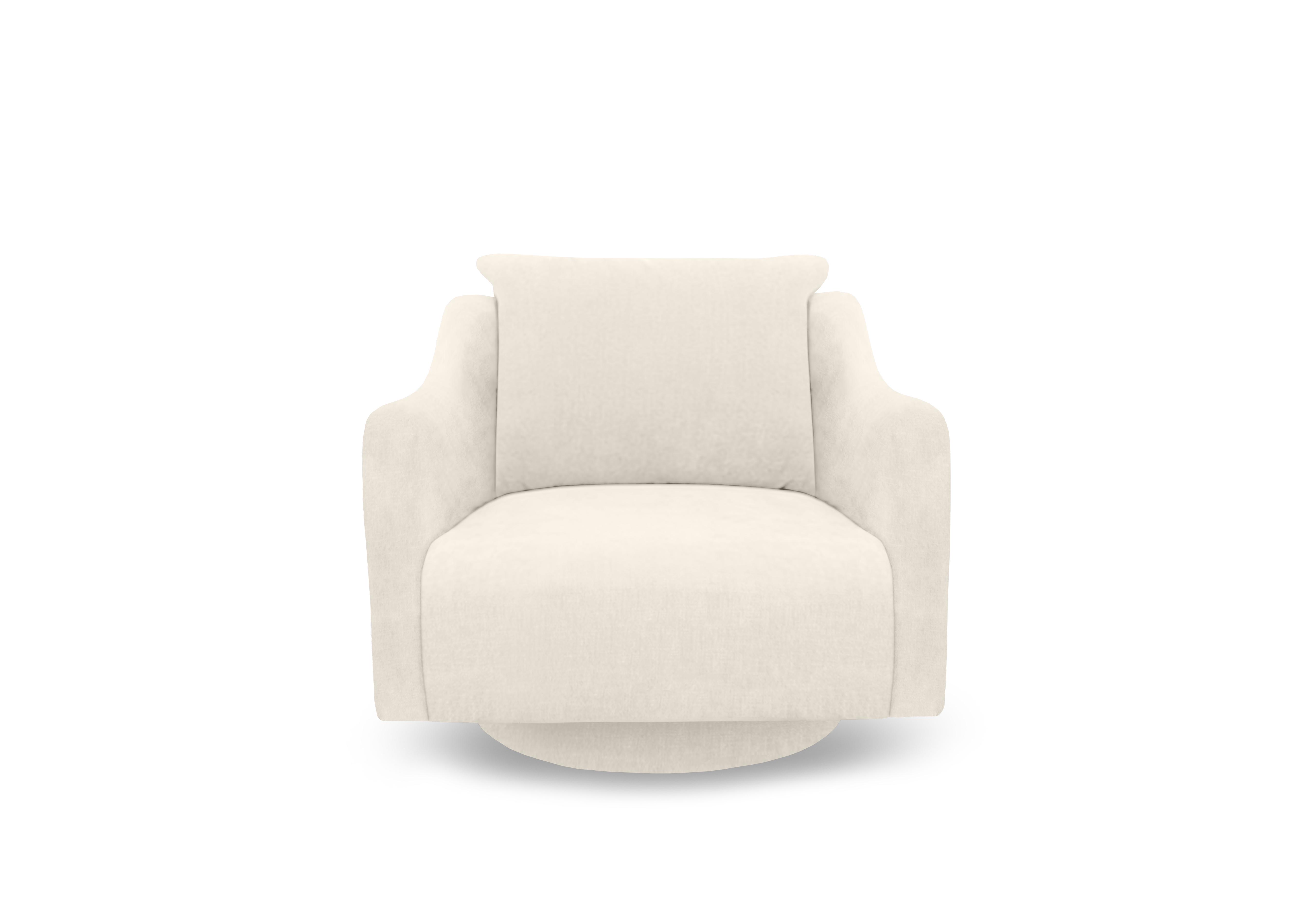 Retreat Swivel Chair in Aston Ivory on Furniture Village