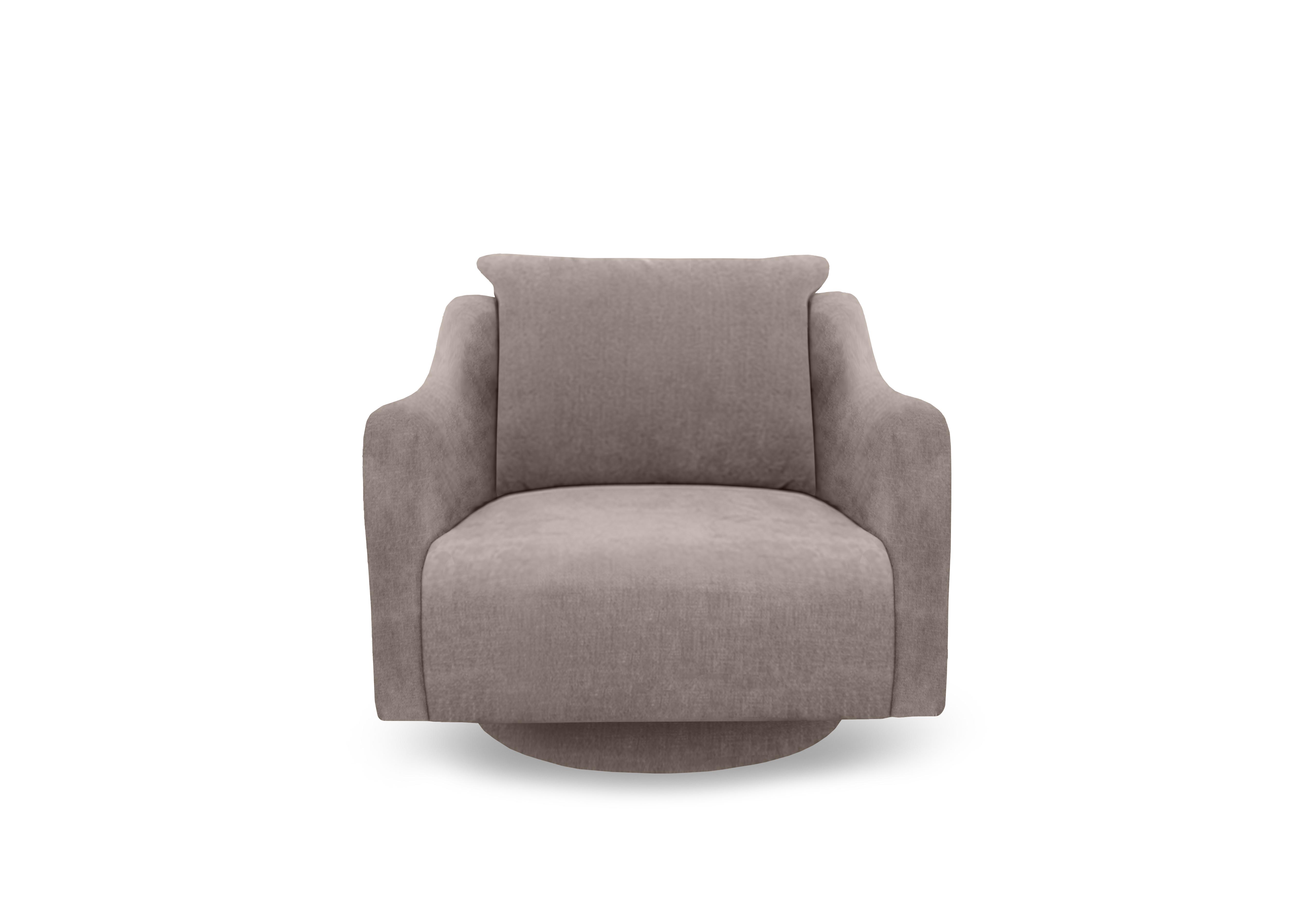 Retreat Swivel Chair in Aston Latte on Furniture Village