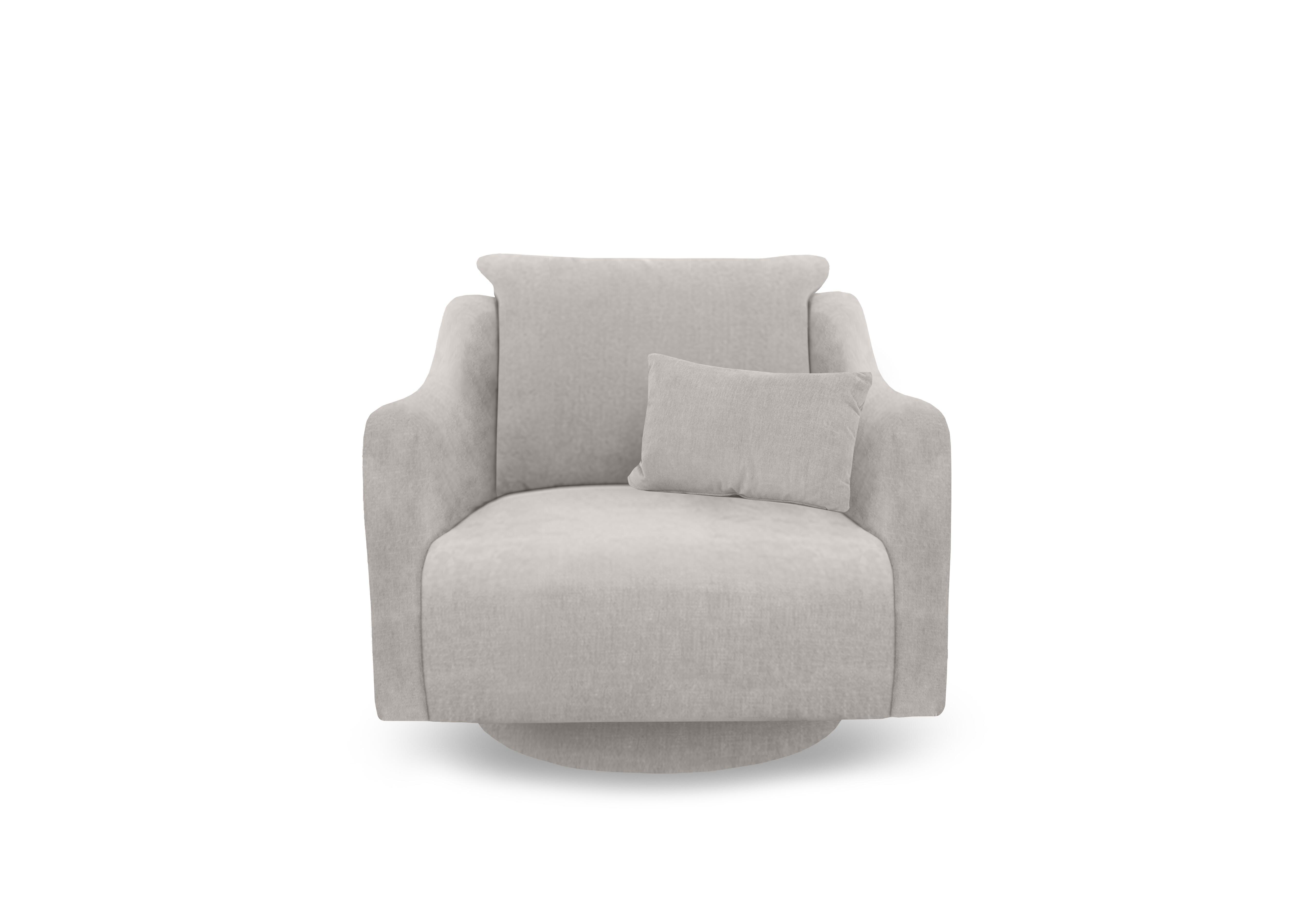 Retreat Swivel Chair in Aston Linen on Furniture Village