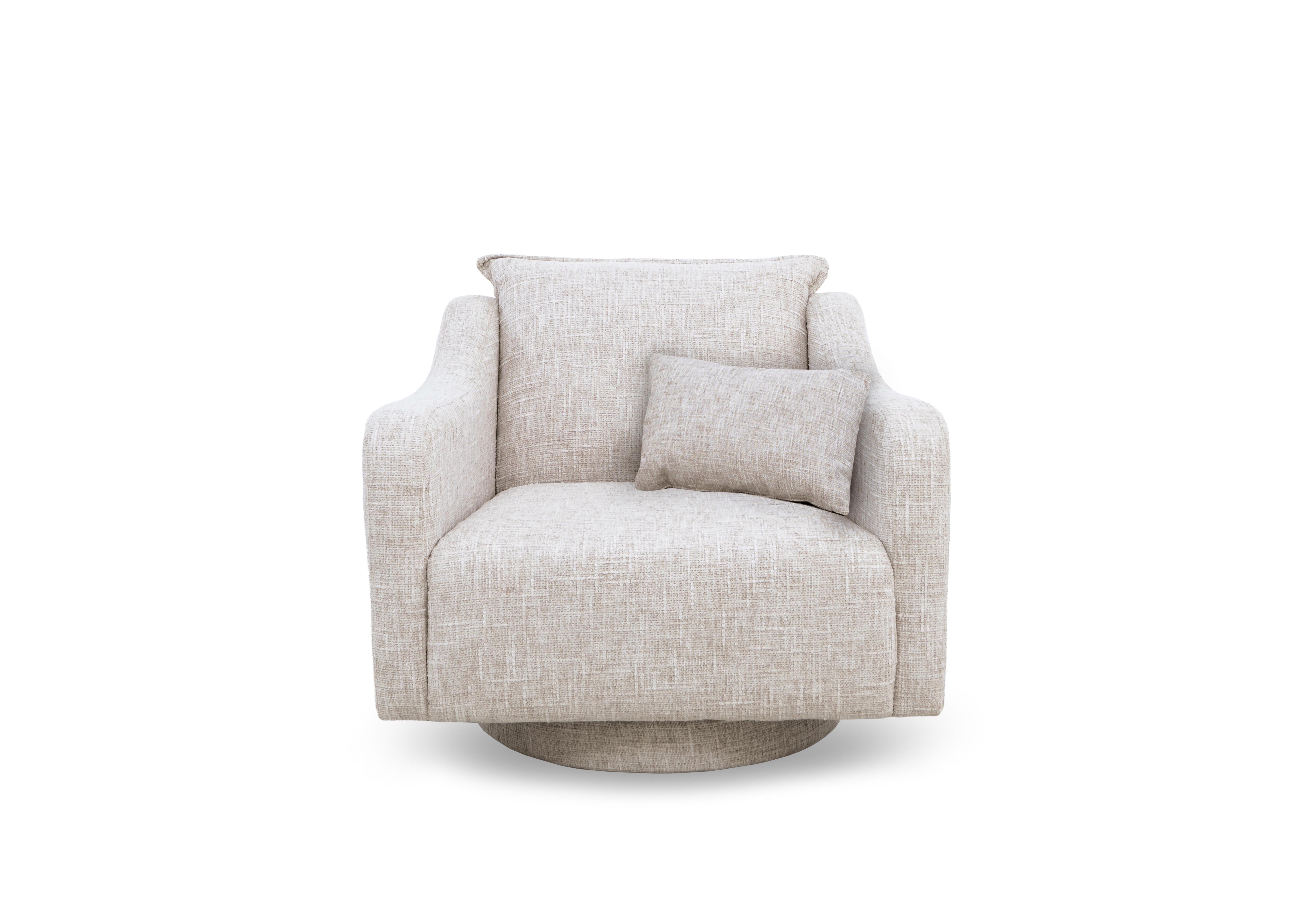 Retreat Swivel Chair in Odyssey Marzipan on Furniture Village