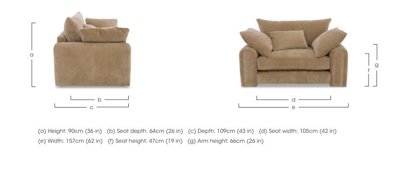 Retreat Snuggler Chair in  on Furniture Village