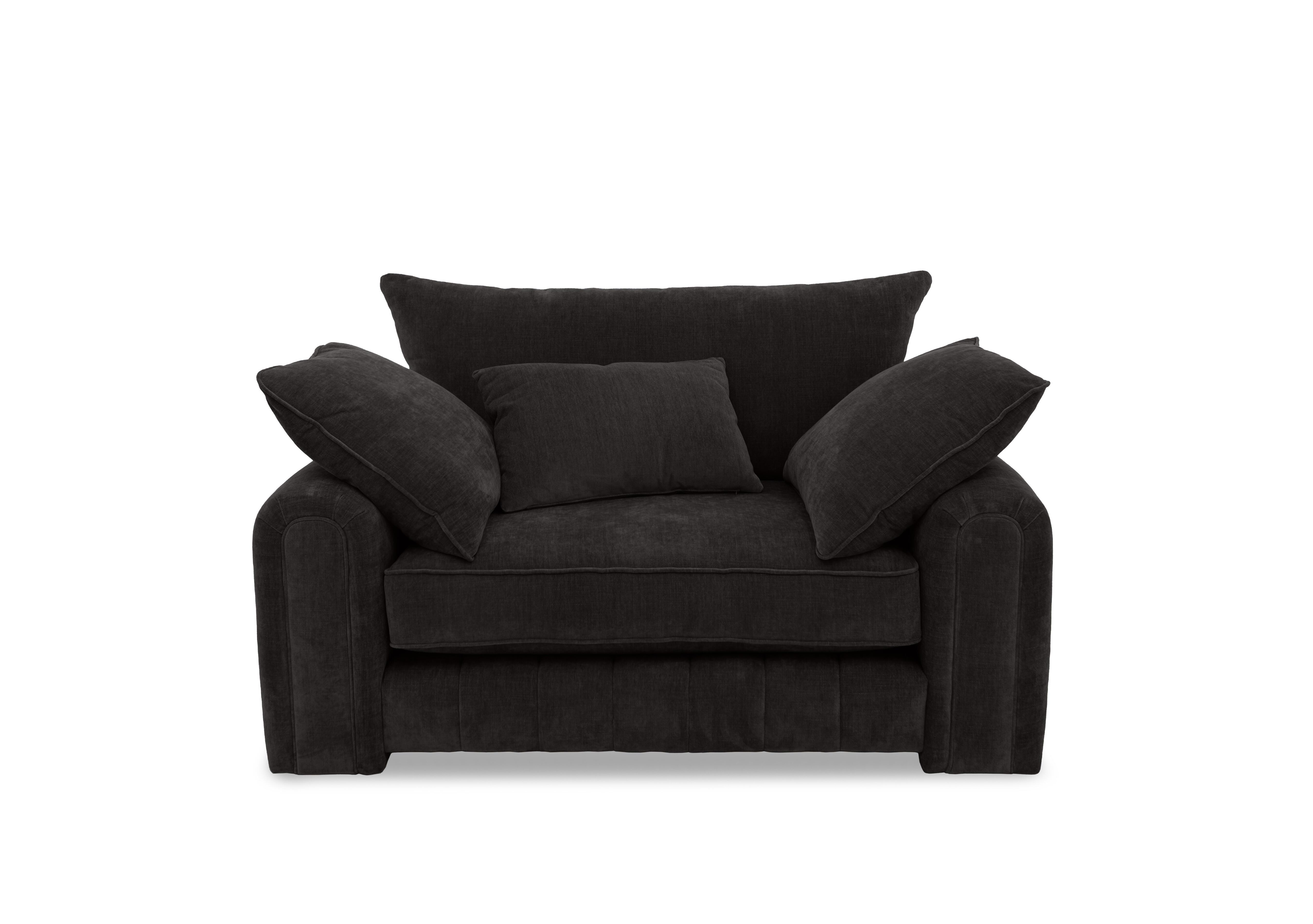 Retreat Snuggler Chair in Aston Anthracite on Furniture Village