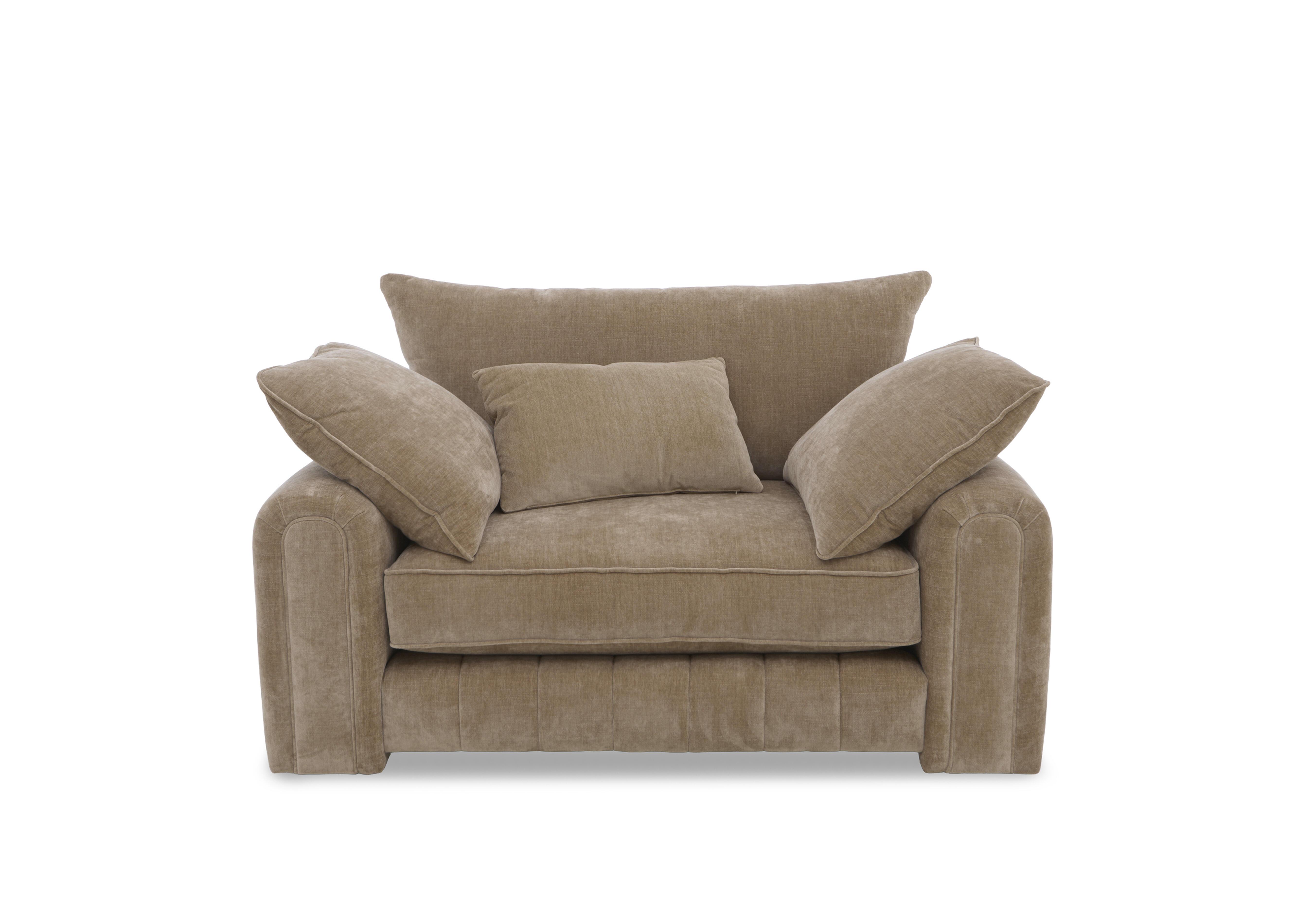 Retreat Snuggler Chair in Aston Caramel on Furniture Village