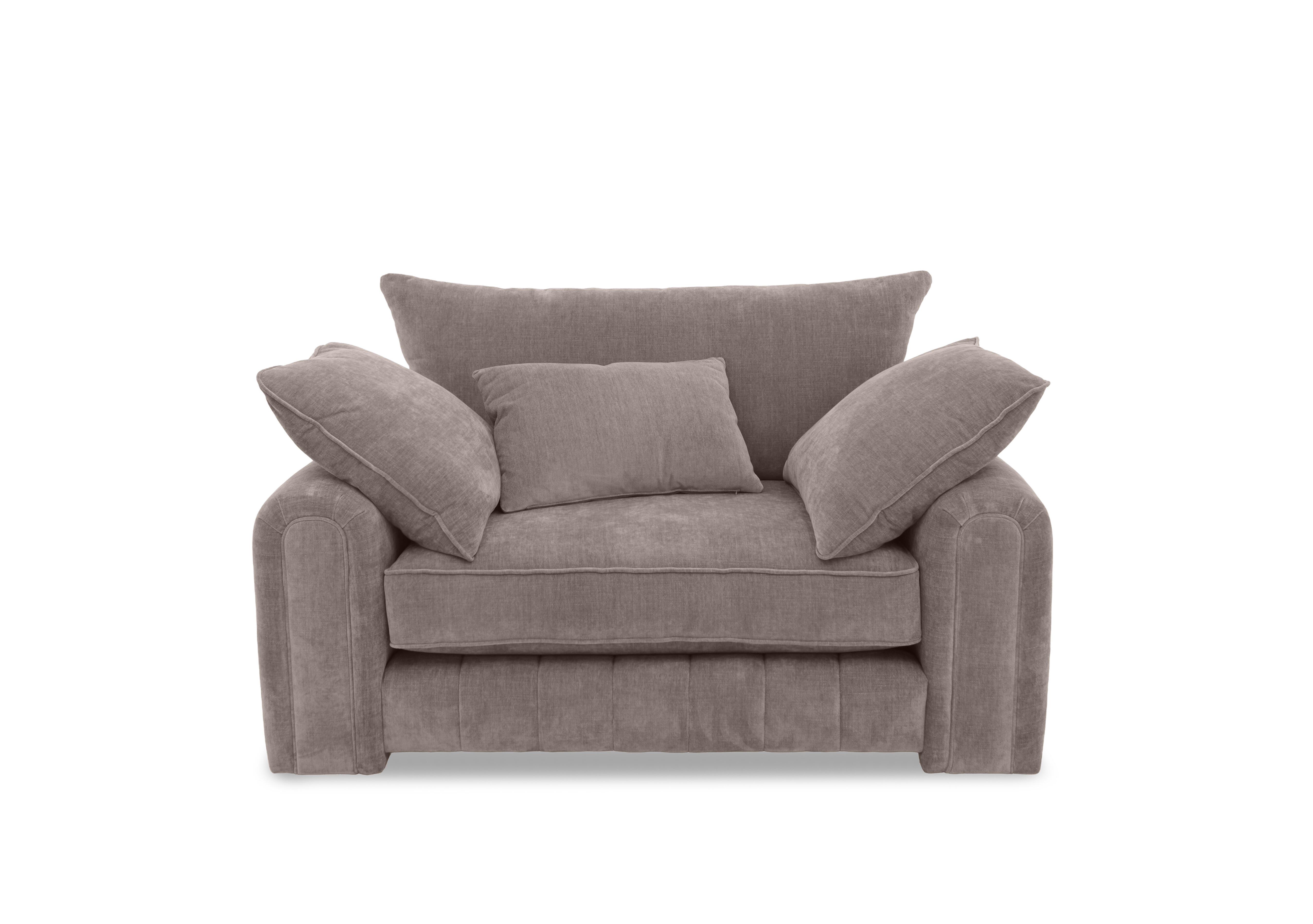Retreat Snuggler Chair in Aston Latte on Furniture Village