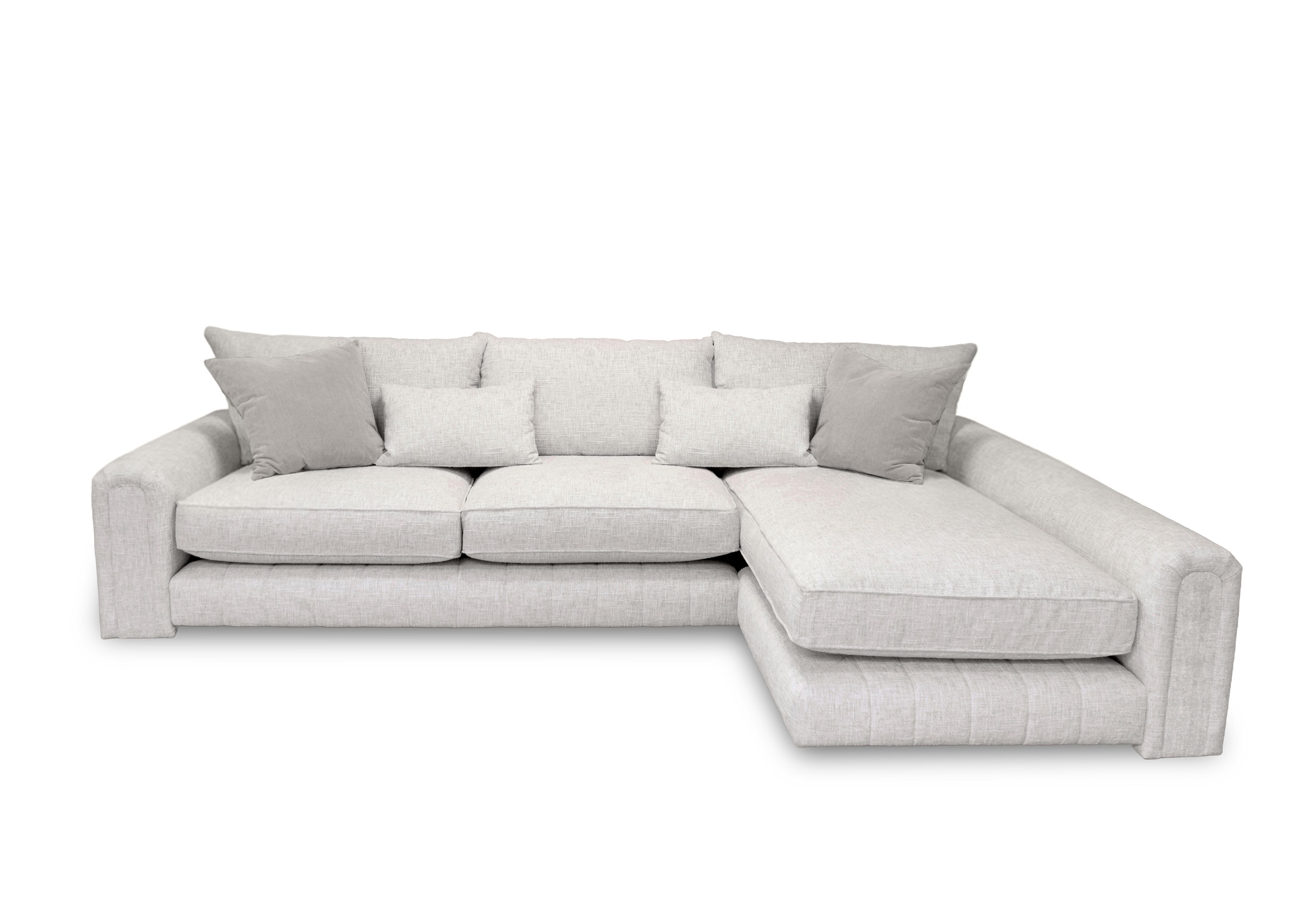 Retreat Fabric Chaise End Sofa in Odyssey Cosmic Dust on Furniture Village
