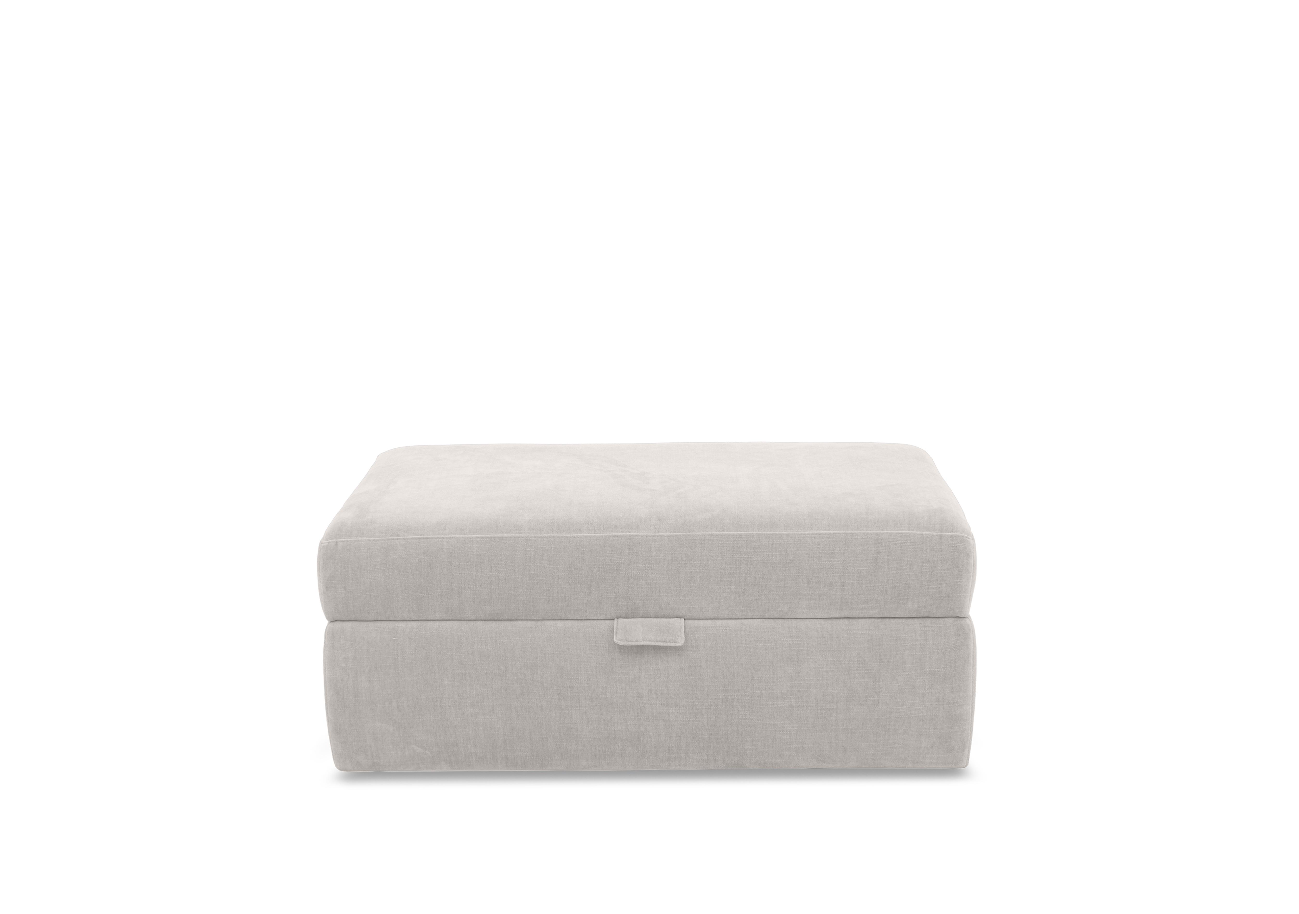 Retreat Large Fabric Storage Footstool in Aston Linen on Furniture Village
