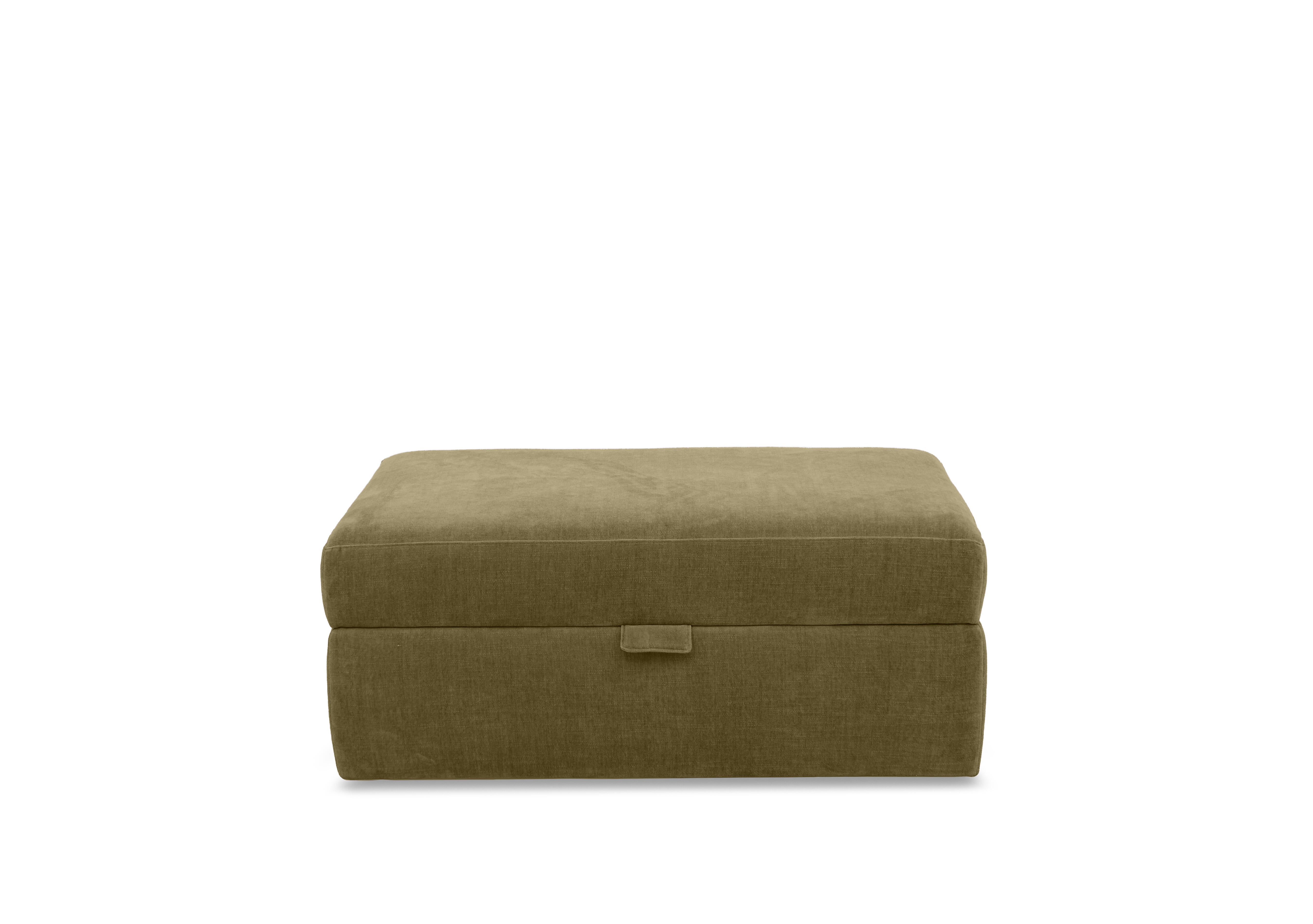 Retreat Large Fabric Storage Footstool in Aston Sage on Furniture Village