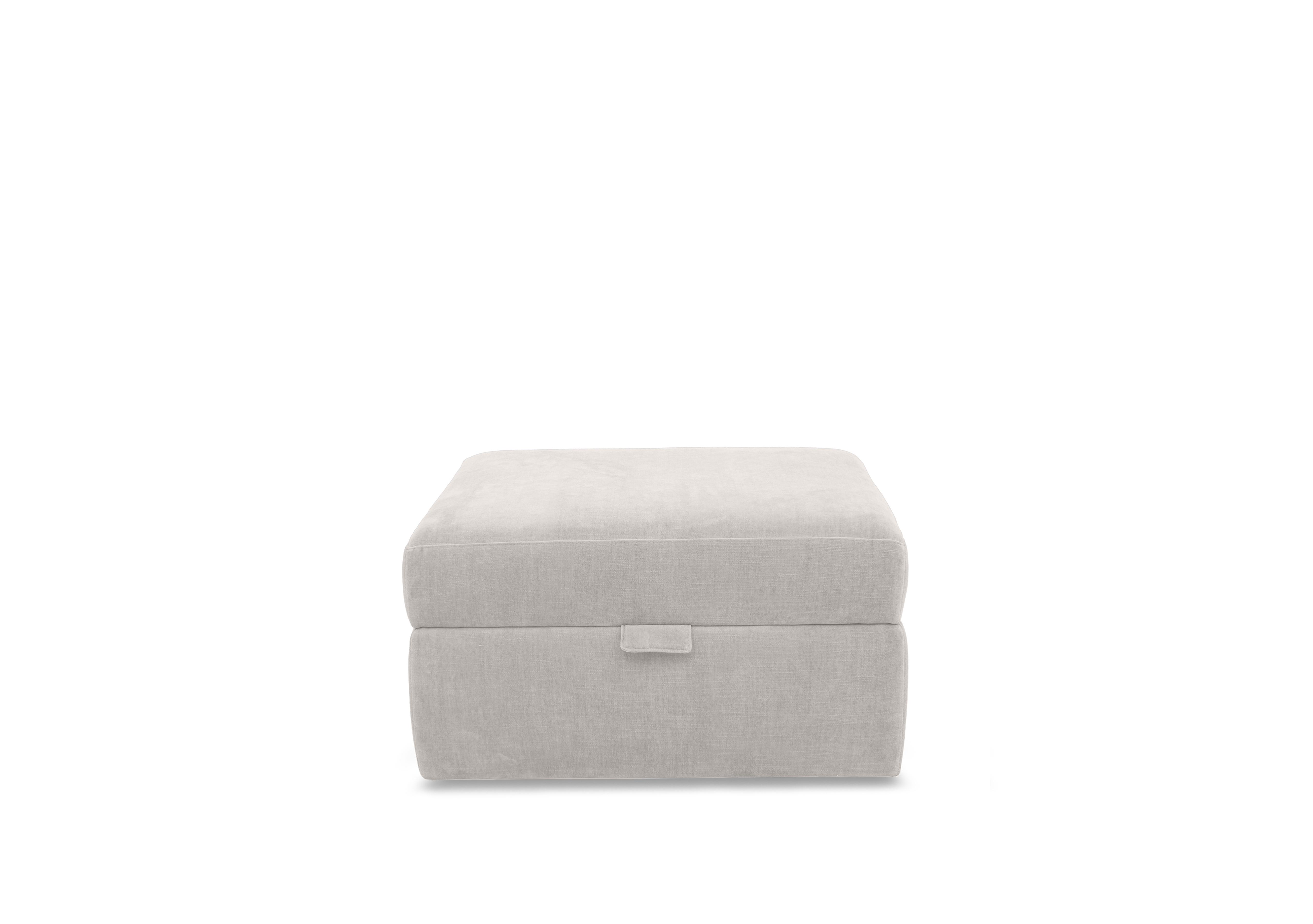 Retreat Small Fabric Storage Footstool in Aston Linen on Furniture Village