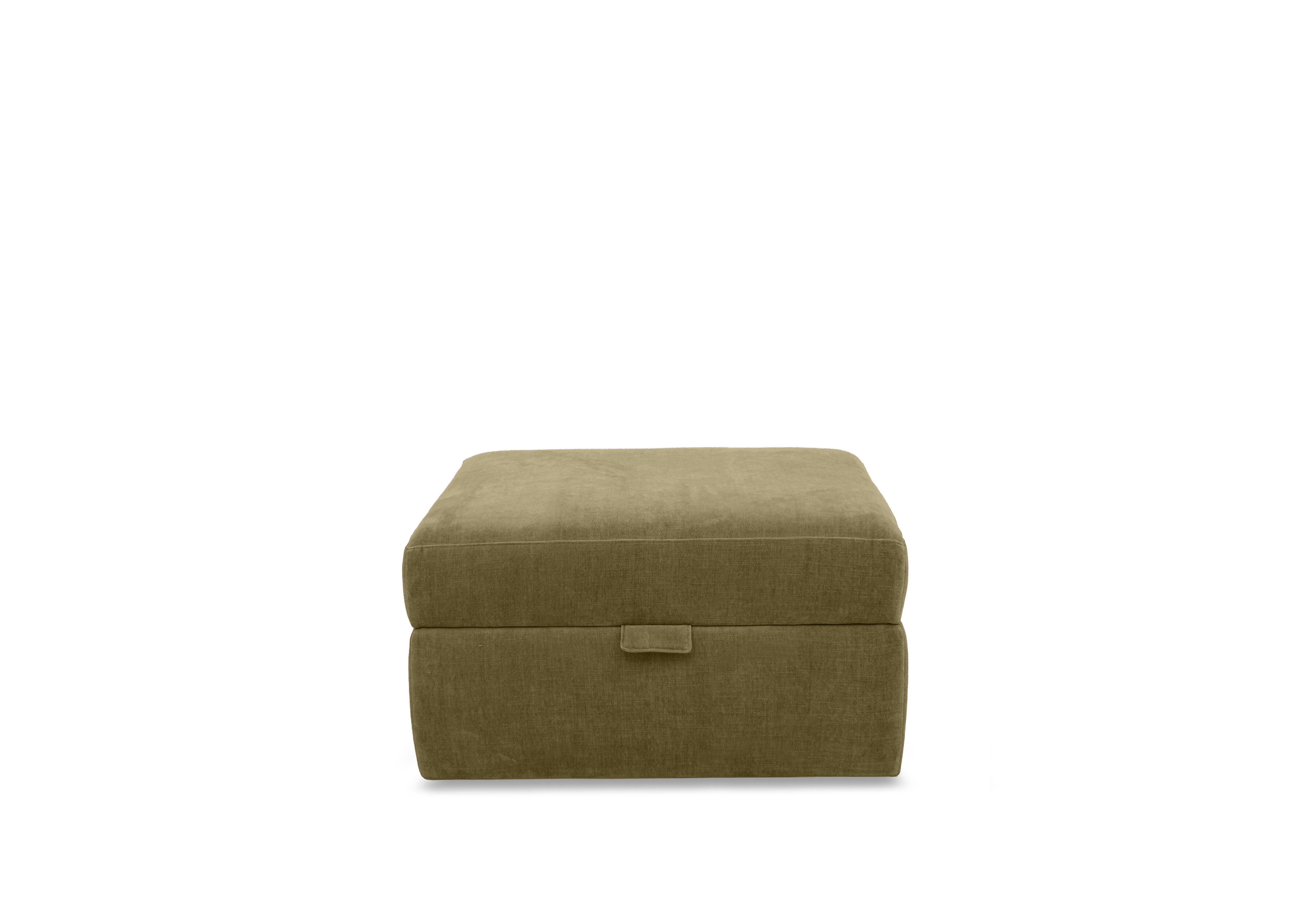 Retreat Small Fabric Storage Footstool in Aston Sage on Furniture Village