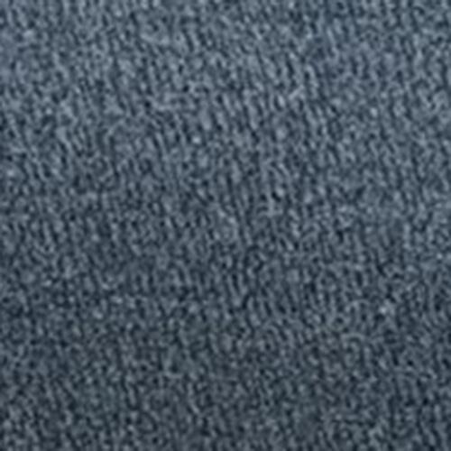 Large Round Fabric Footstool in A223 Marim Denim on Furniture Village