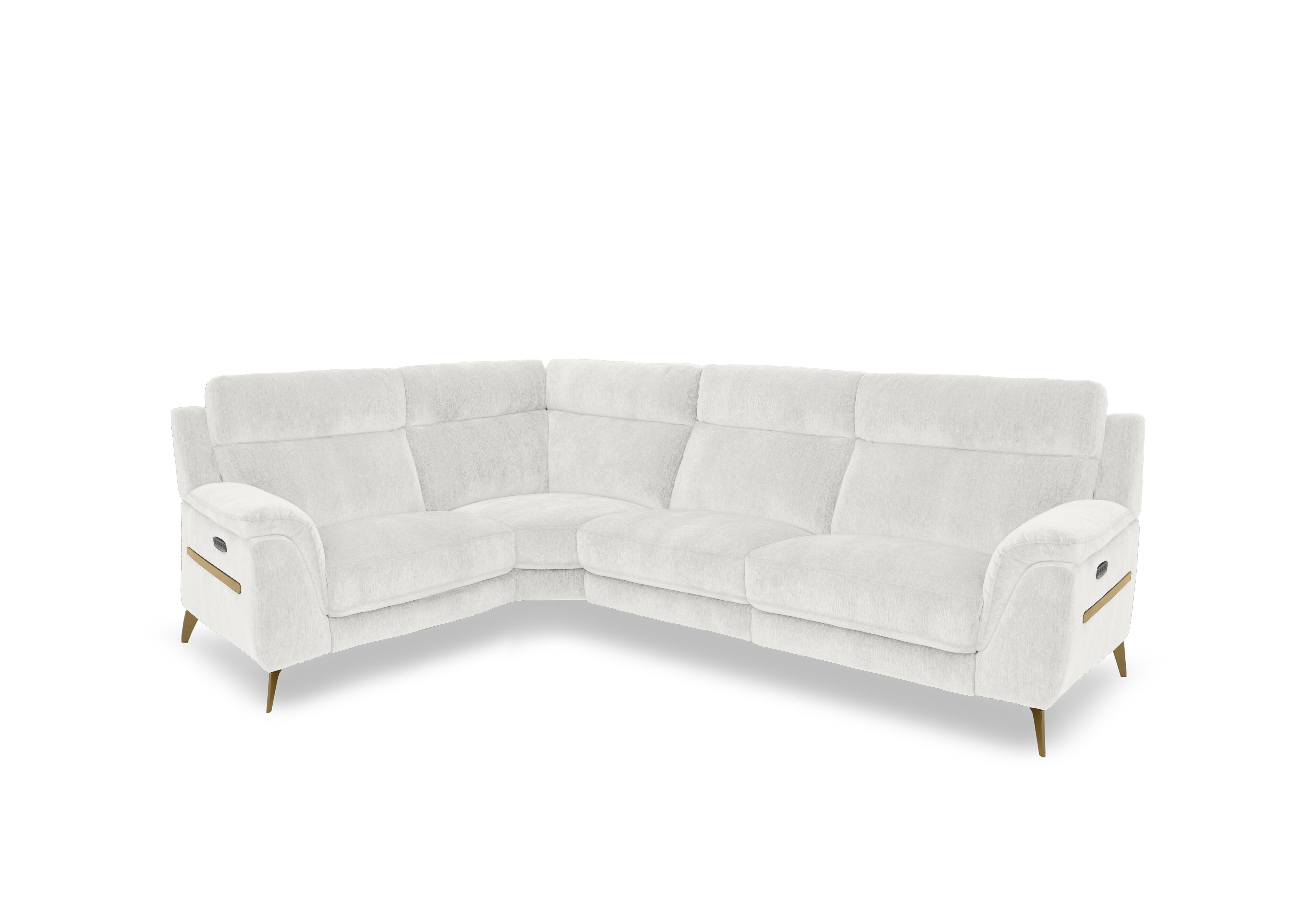 Eclipse Small Fabric Corner Sofa in Fab-Crn-R104 Mist Br on Furniture Village