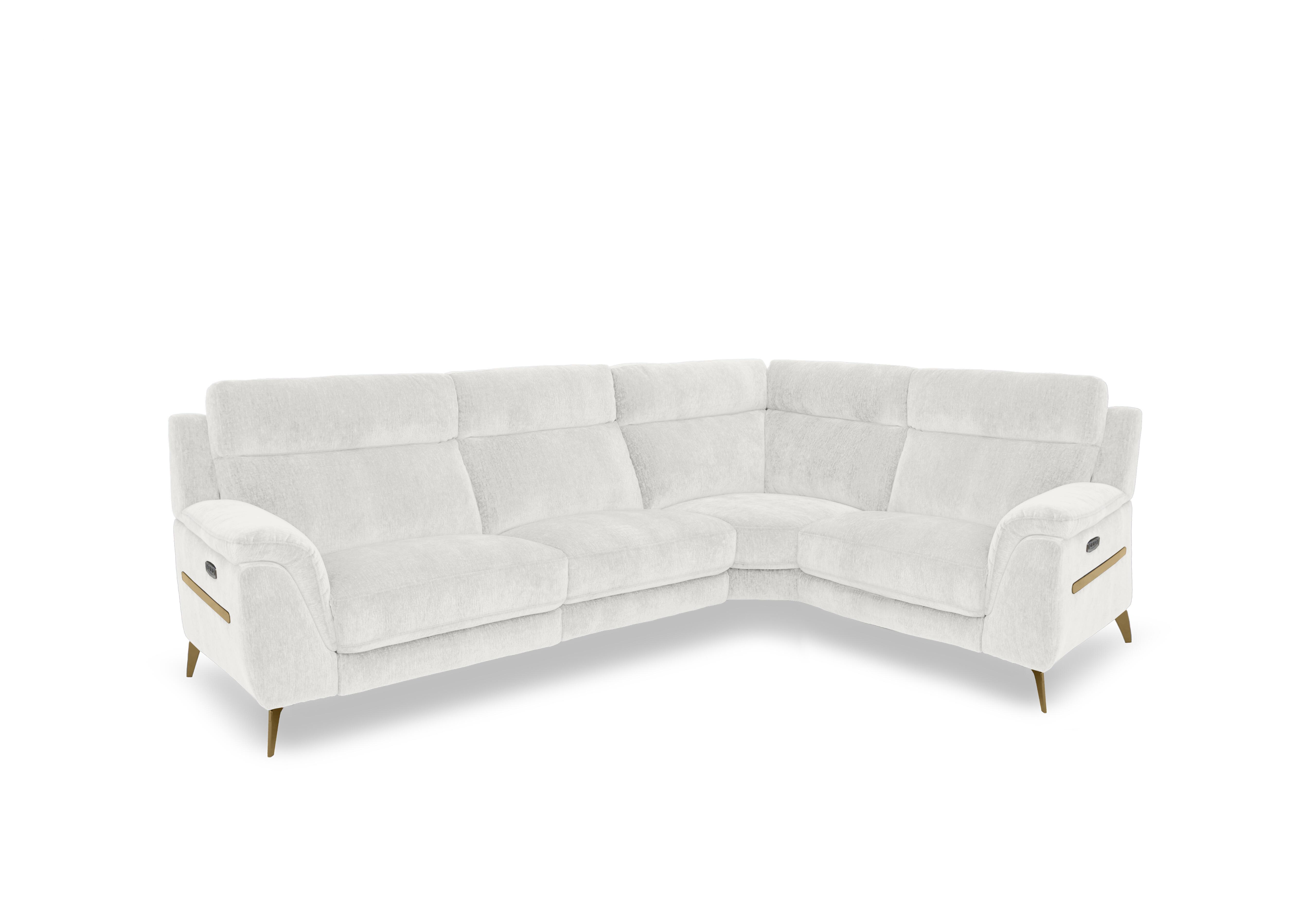 Eclipse Small Fabric Corner Sofa in Fab-Crn-R104 Mist Br on Furniture Village
