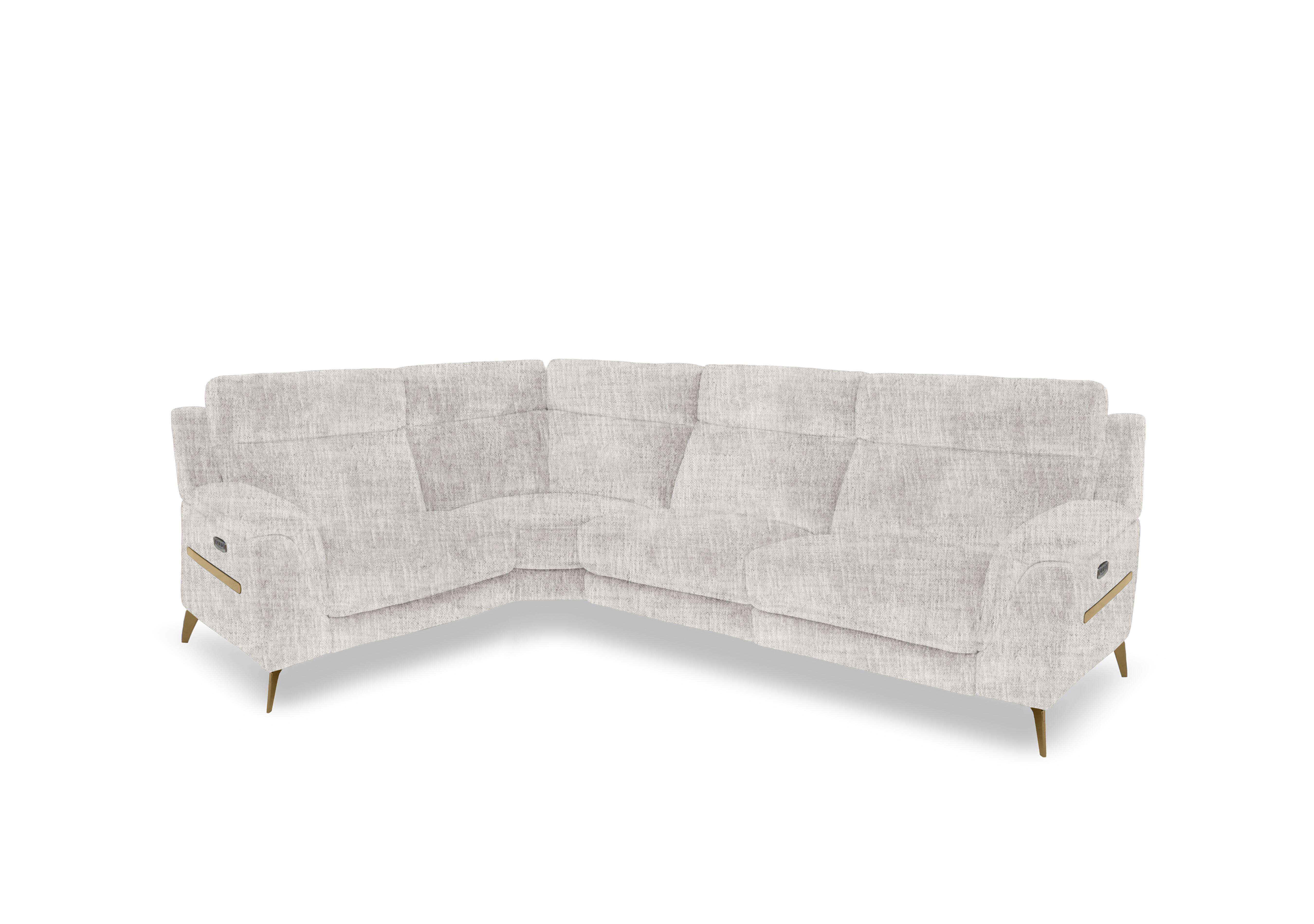 Eclipse Small Fabric Corner Sofa in Fab-Mga-R04 Beige Br on Furniture Village