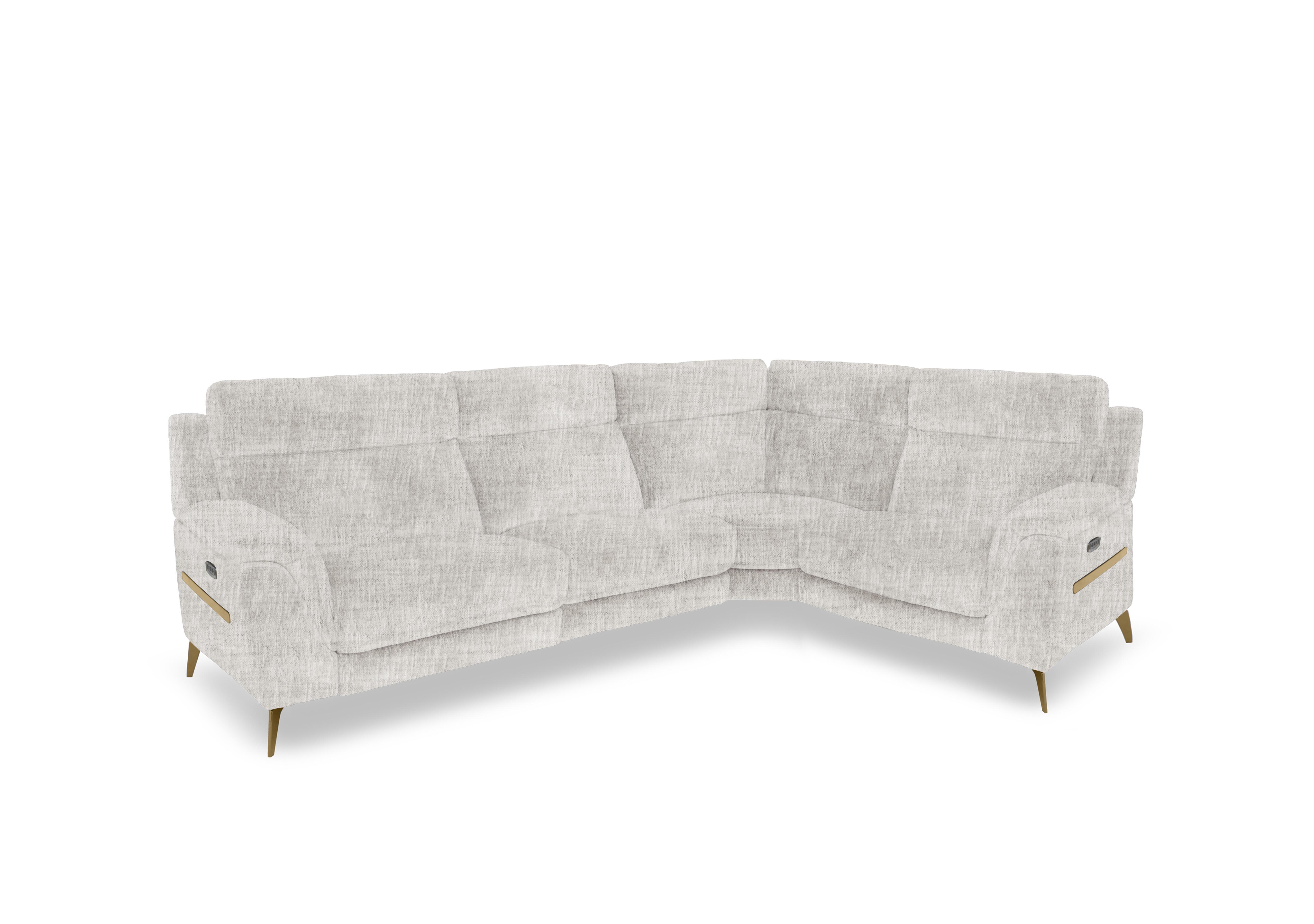 Eclipse Small Fabric Corner Sofa in Fab-Mga-R04 Beige Br on Furniture Village