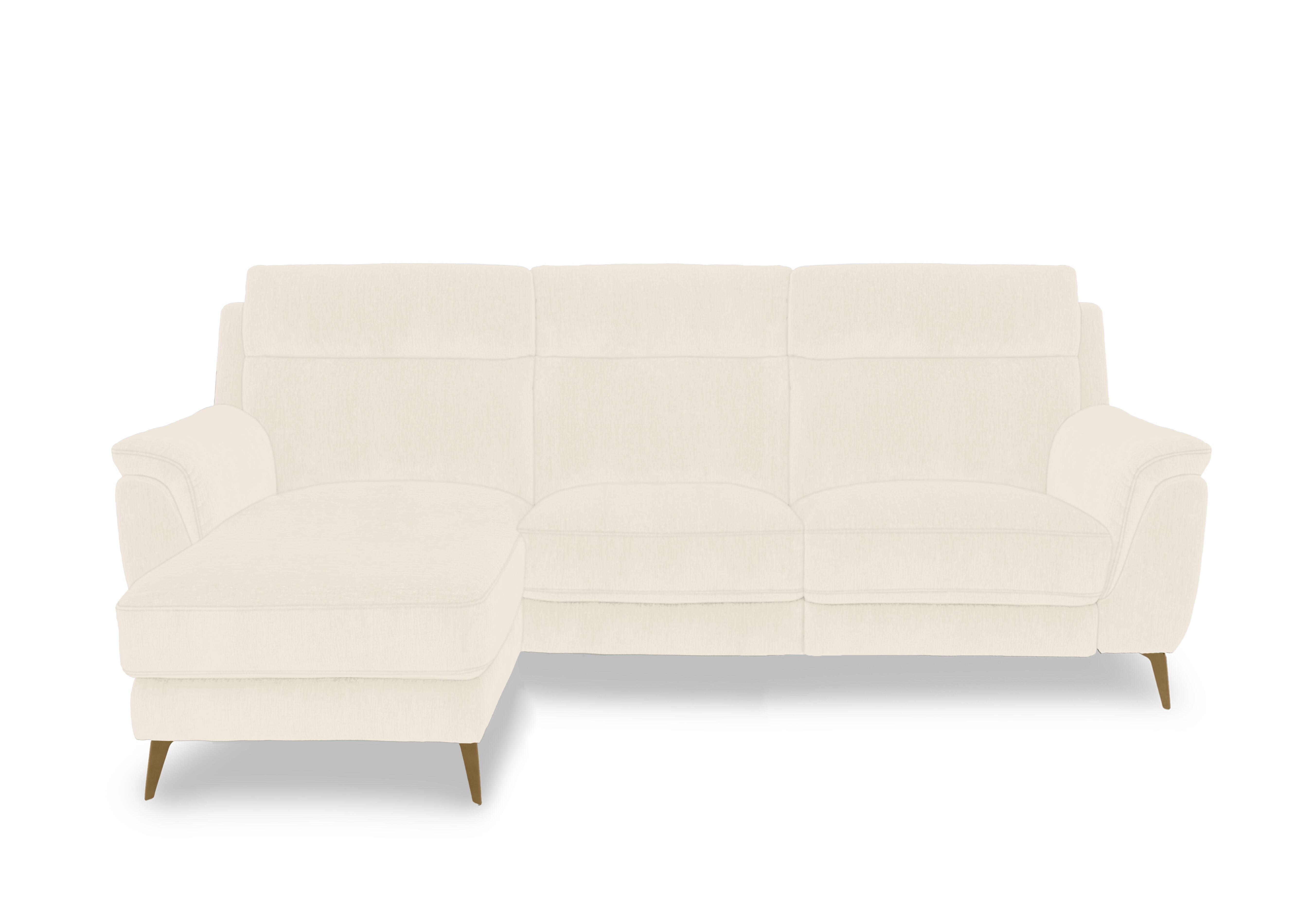 Eclipse Fabric 3 Seater Chaise End Sofa in Fab-Dab-R05 Cream Br on Furniture Village
