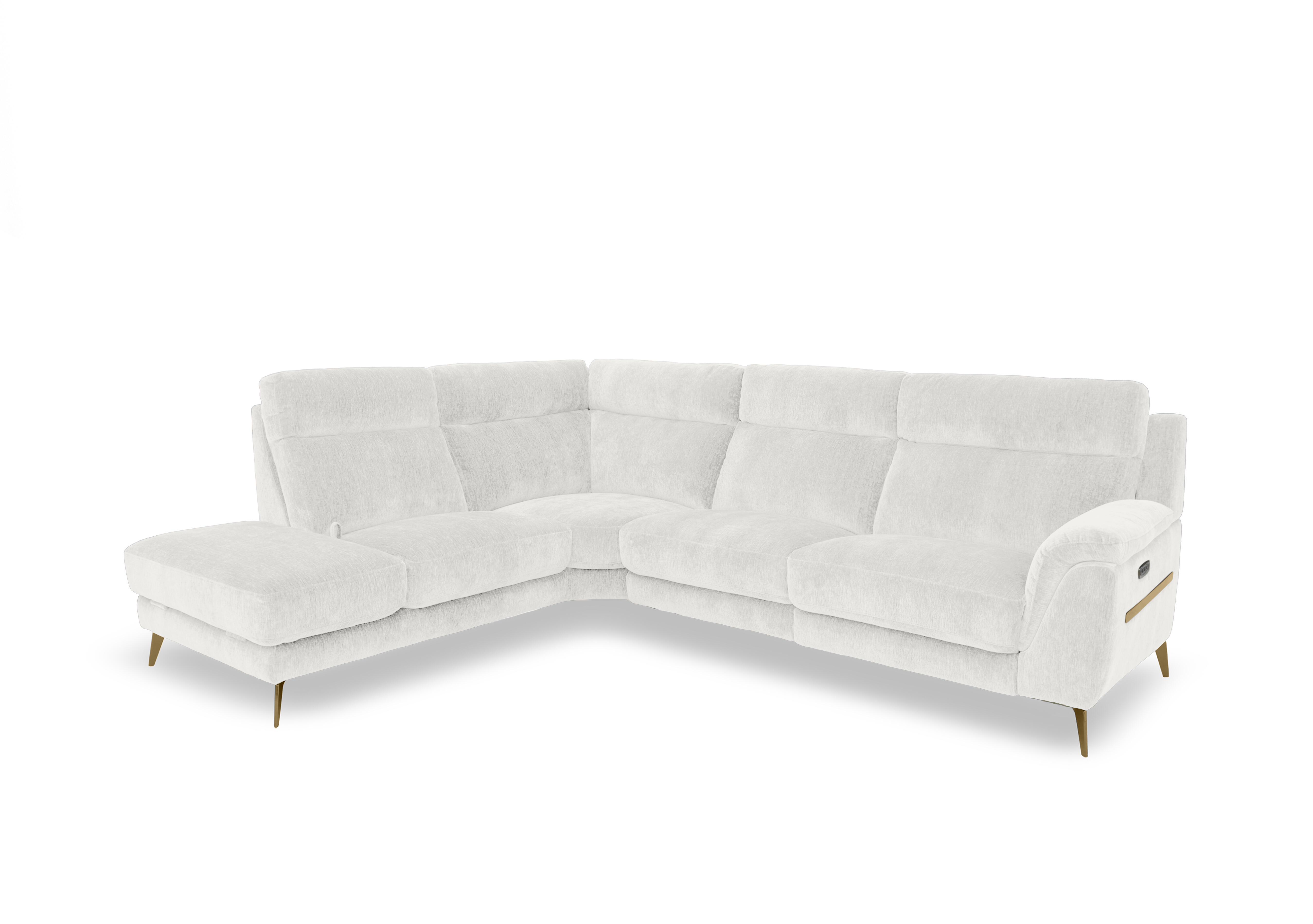 Eclipse Fabric Corner Sofa with Chaise End Storage in Fab-Crn-R104 Mist Br on Furniture Village