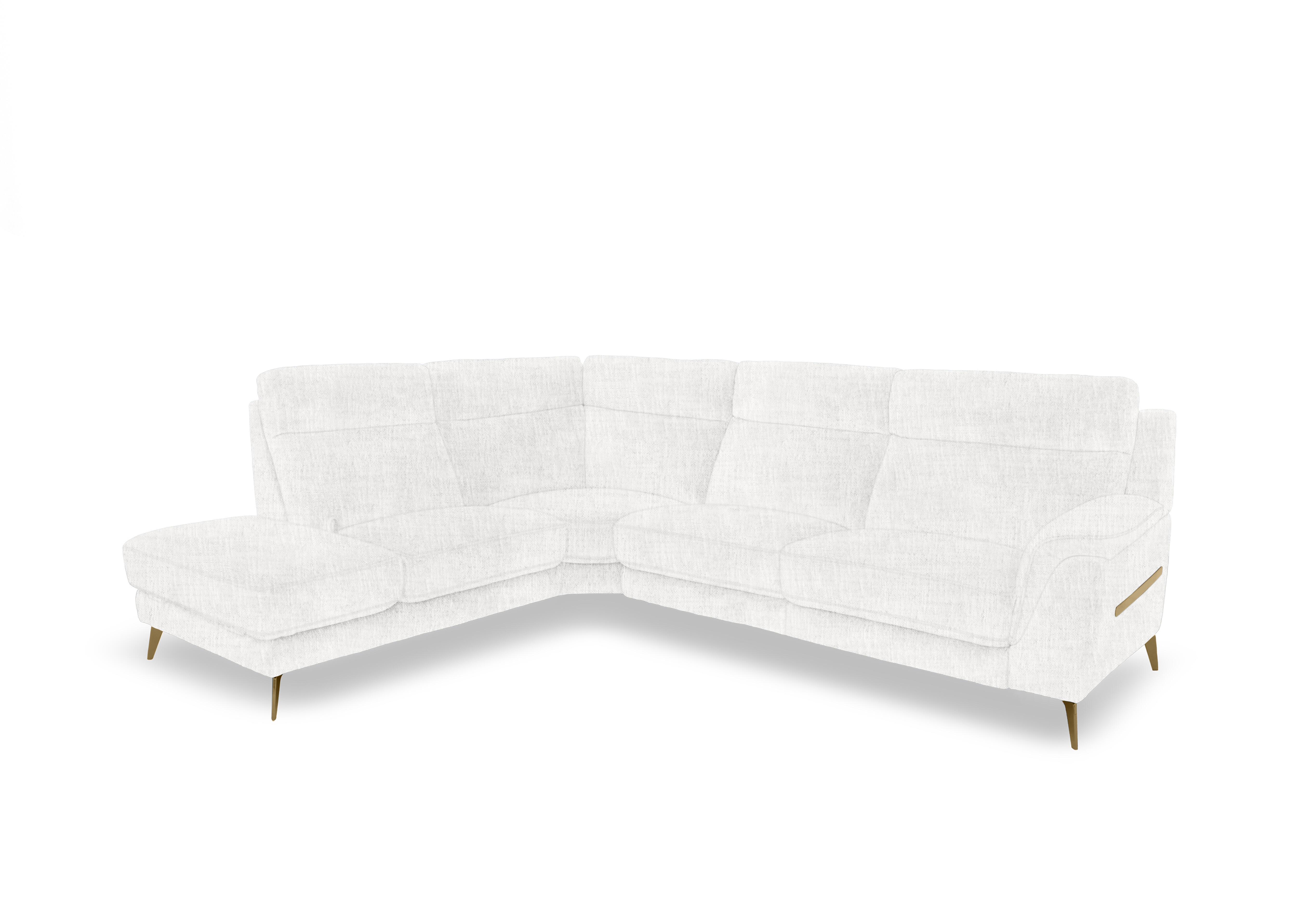 Eclipse Fabric Corner Sofa with Chaise End Storage in Fab-Mga-R03 Frost Br on Furniture Village