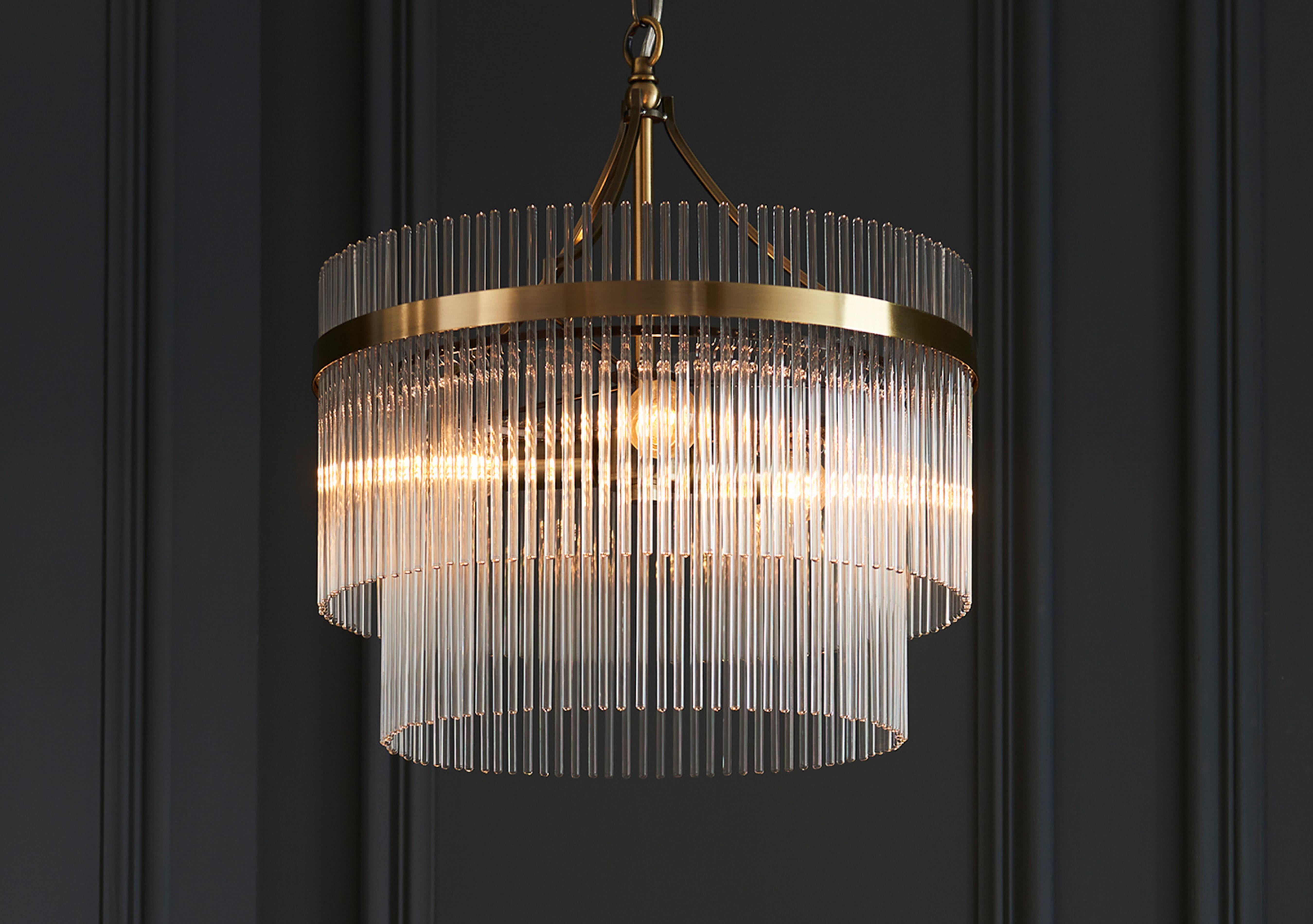 Marietta 3 Light Ceiling Pendant in  on Furniture Village