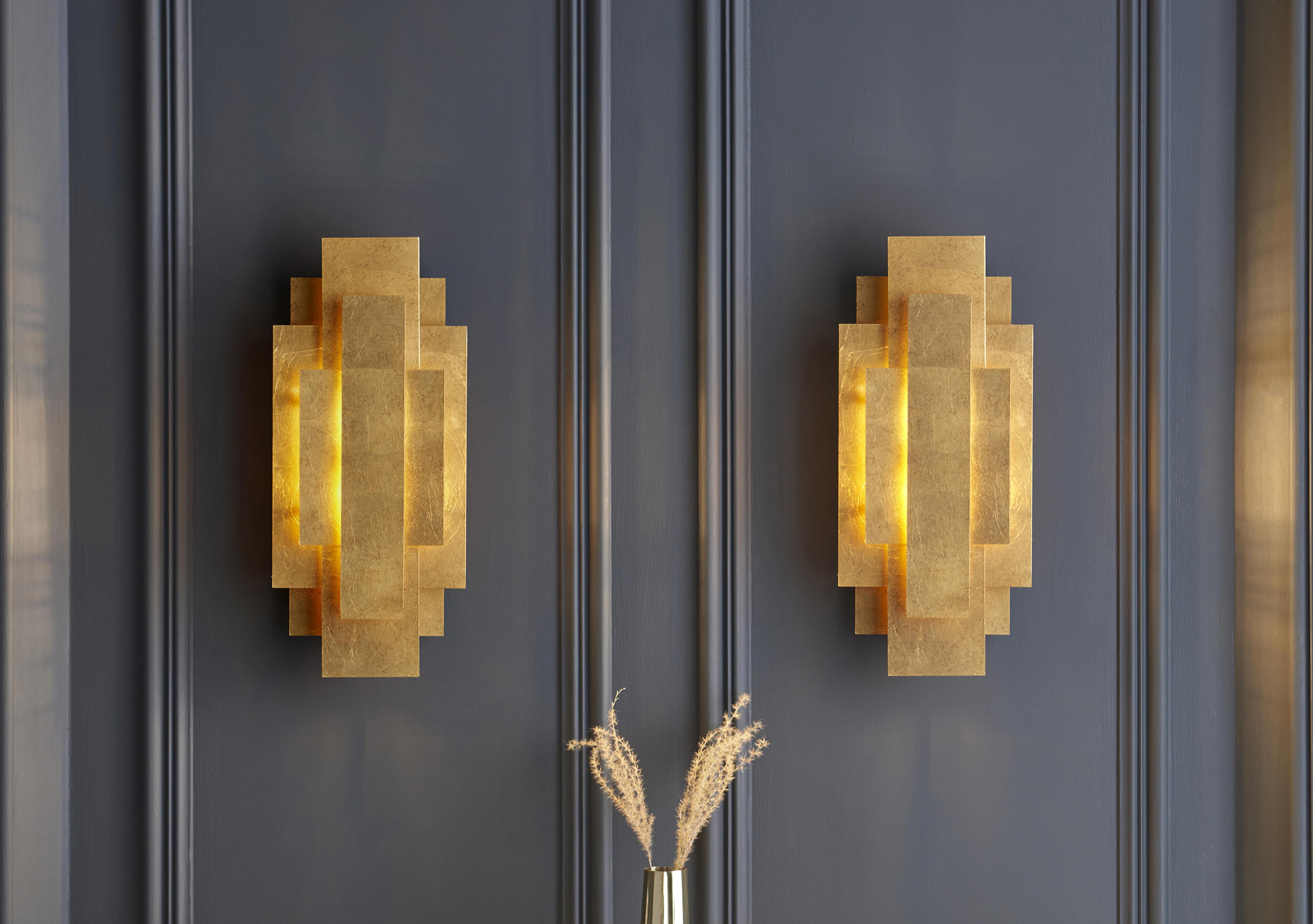 Ovid Pair of Wall Lights in  on Furniture Village