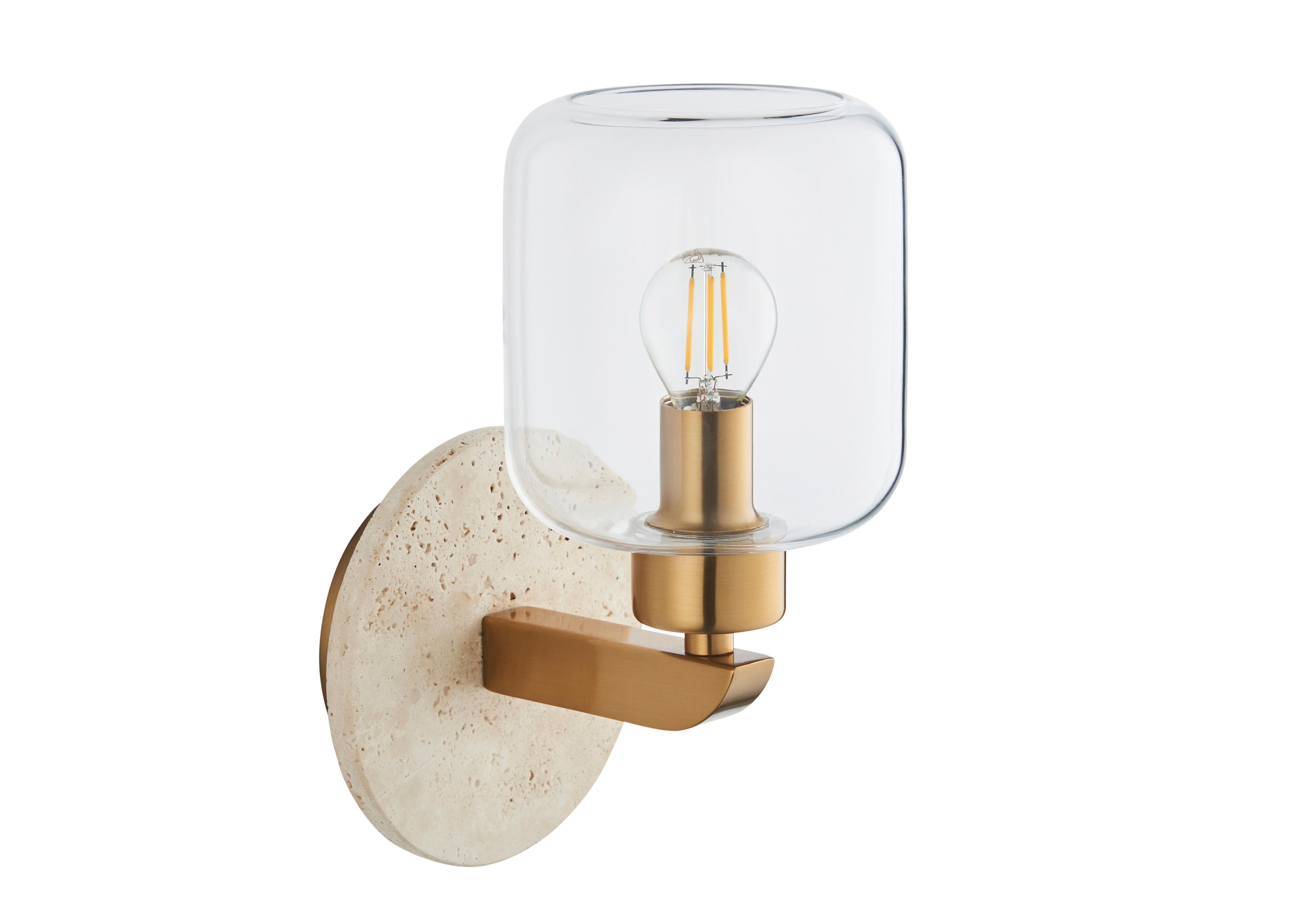 Travi Wall Light in Natural on Furniture Village