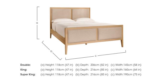 Alicent Bed Frame in  on Furniture Village