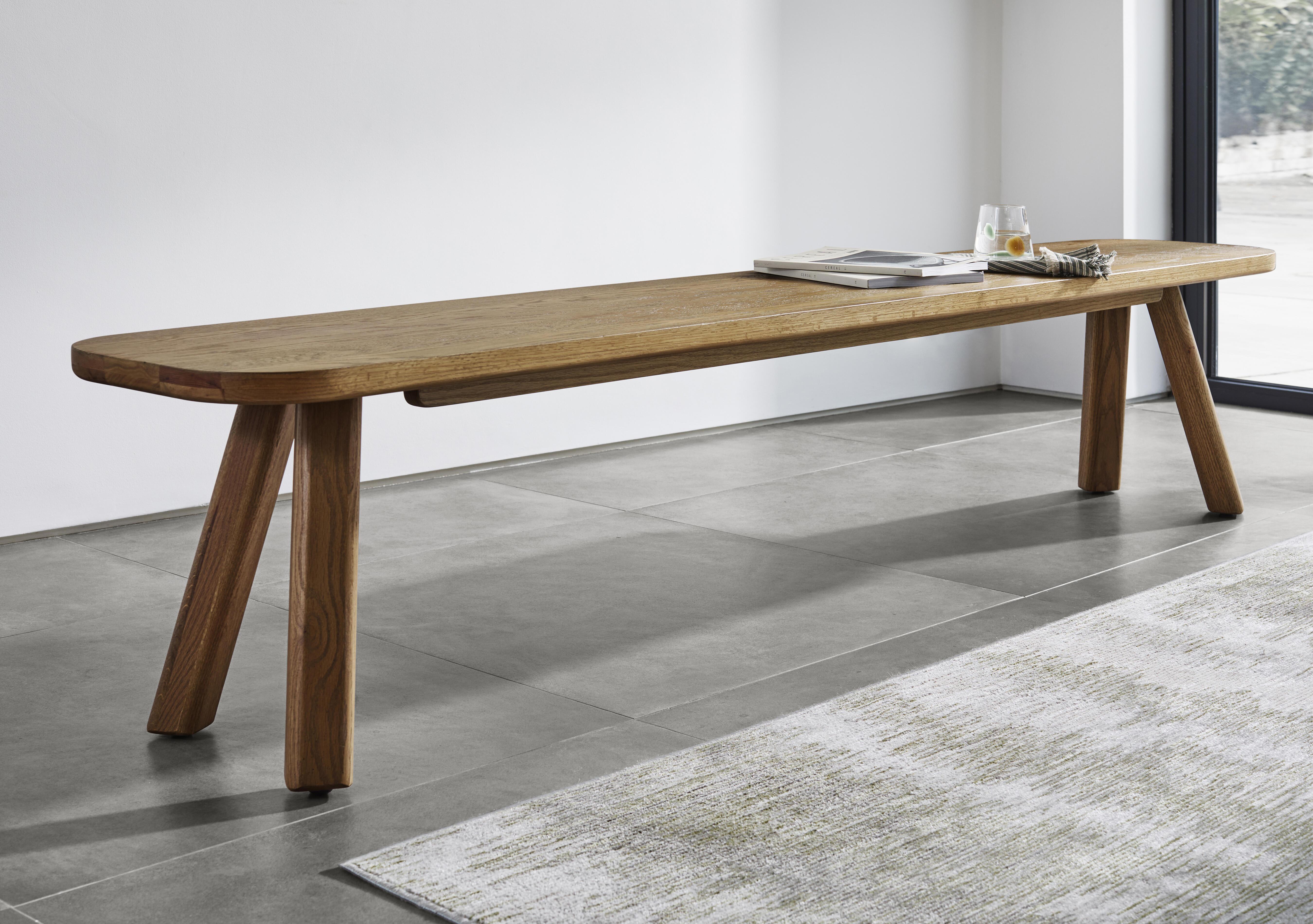Pien Oak Dining Bench in  on Furniture Village