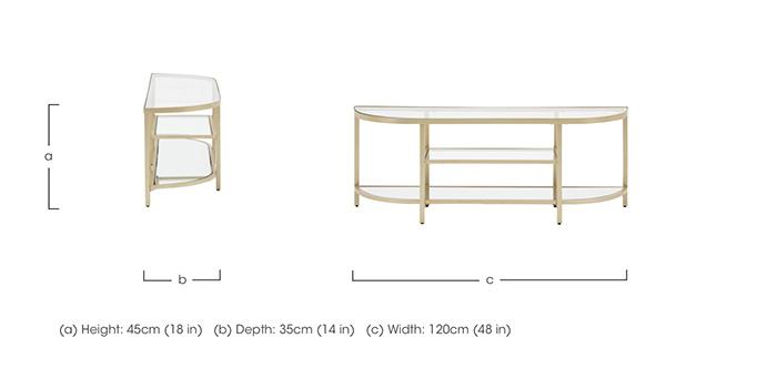 Adelyn Media Unit in  on Furniture Village