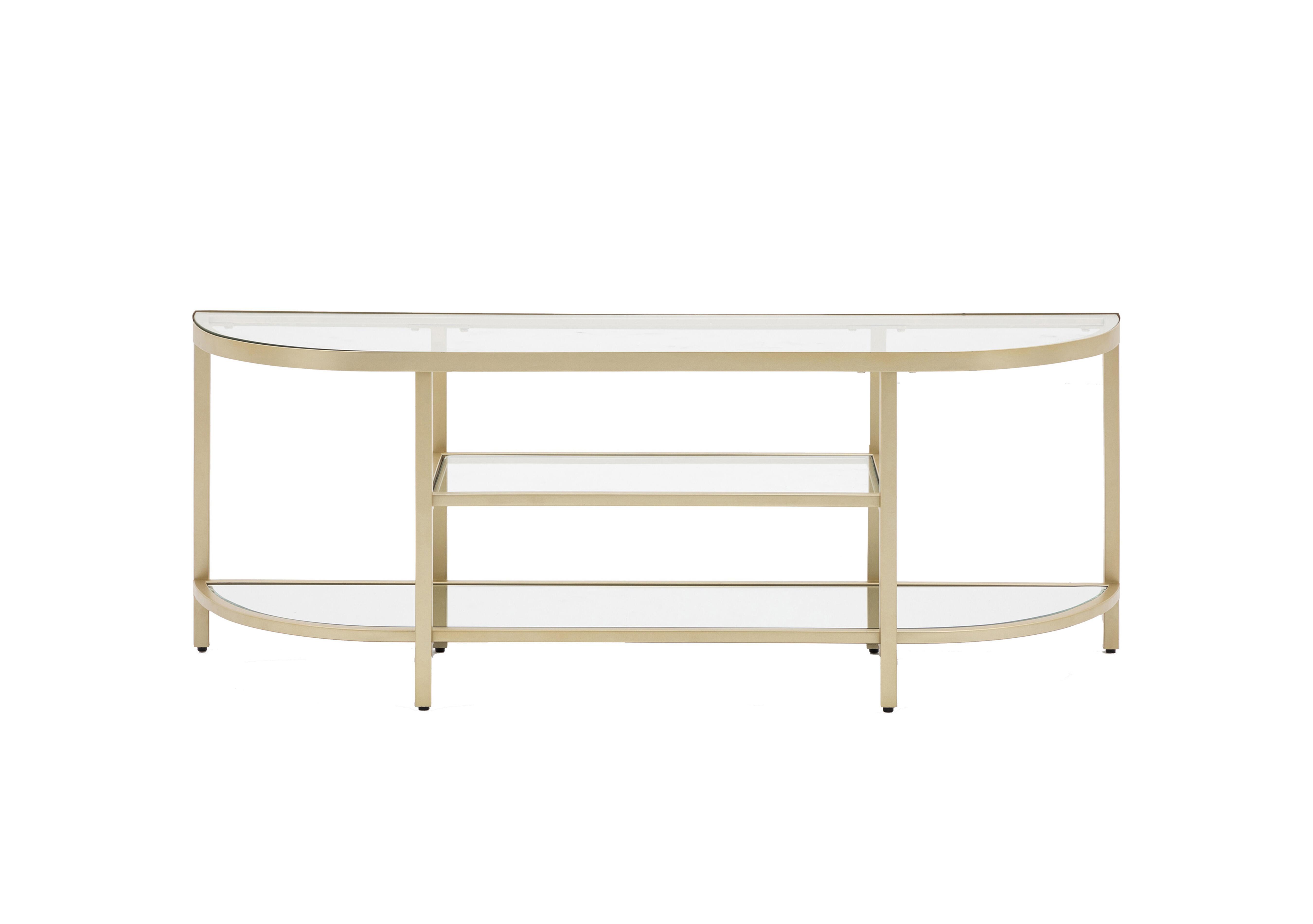 Adelyn Media Unit in Champagne on Furniture Village