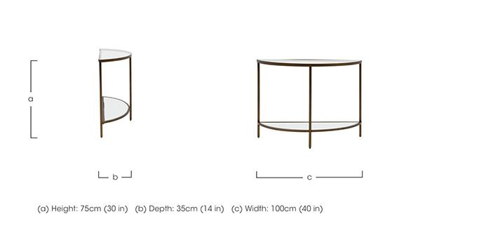 Adelyn Console Table in  on Furniture Village