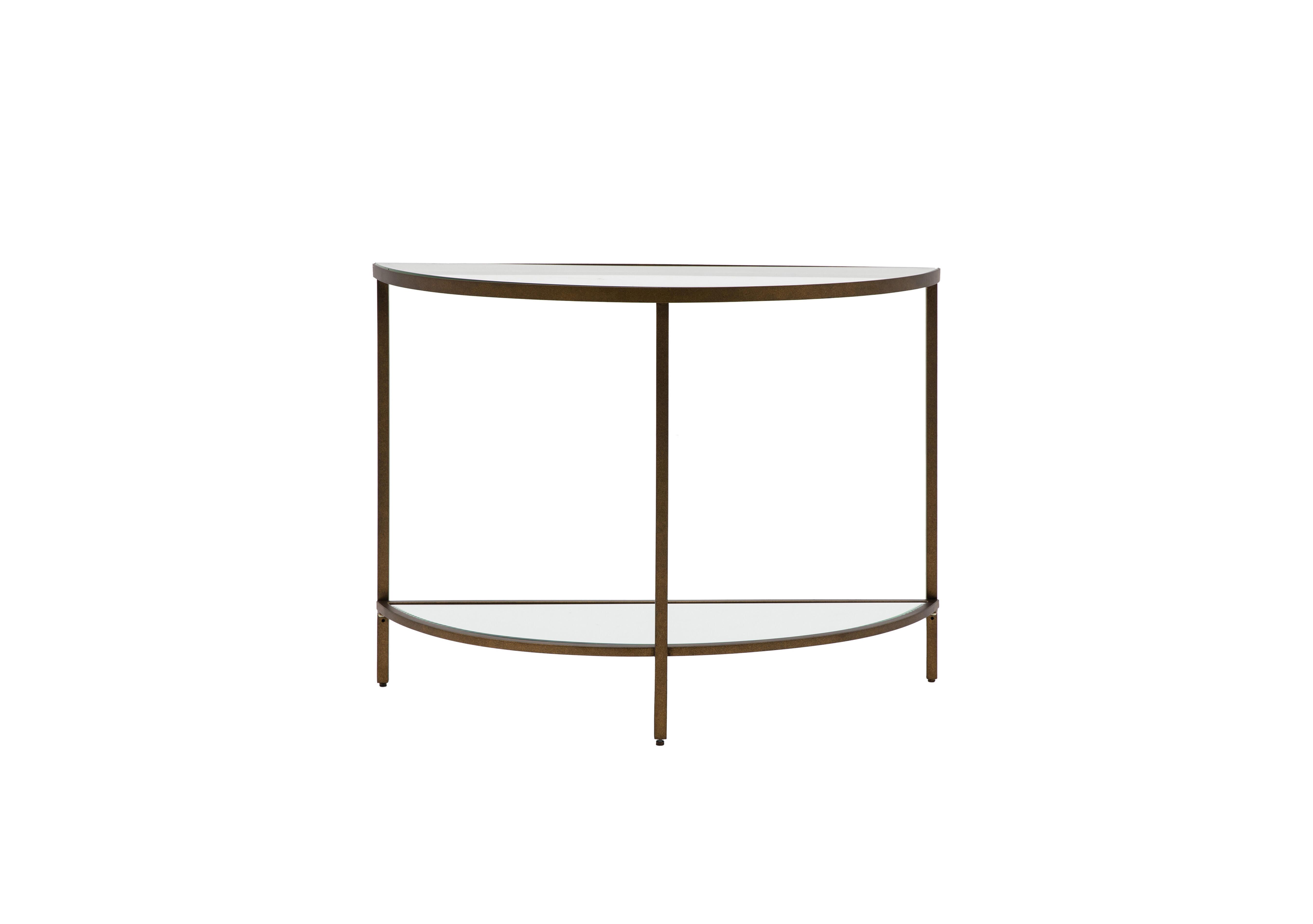 Adelyn Console Table in Bronze on Furniture Village