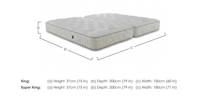 Pure Bliss Zip and Link Mattress with Removable Mattress Topper in  on Furniture Village