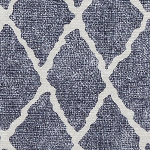 Misty Washable Runner in Blue on Furniture Village
