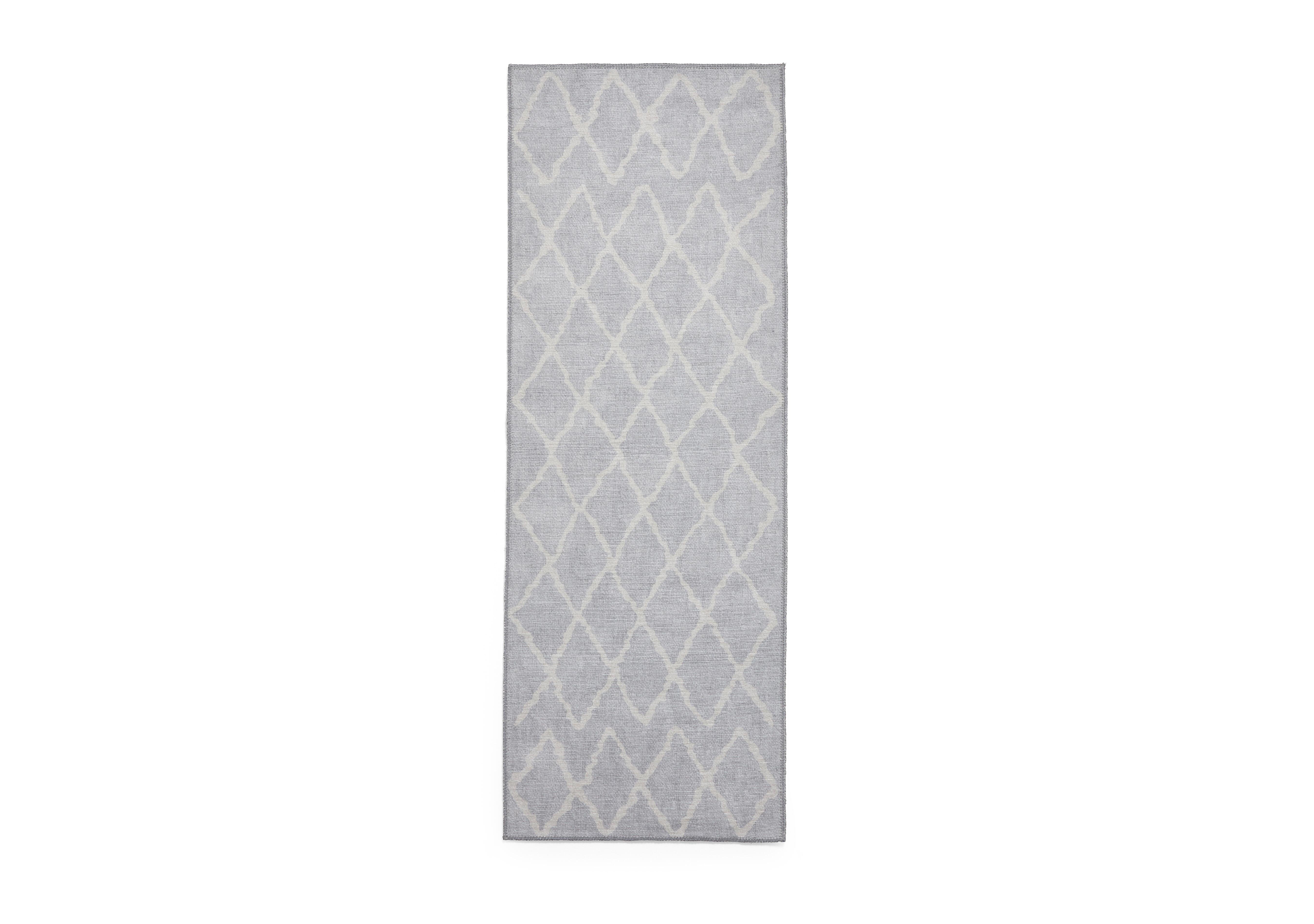 Misty Washable Runner in Light Grey on Furniture Village