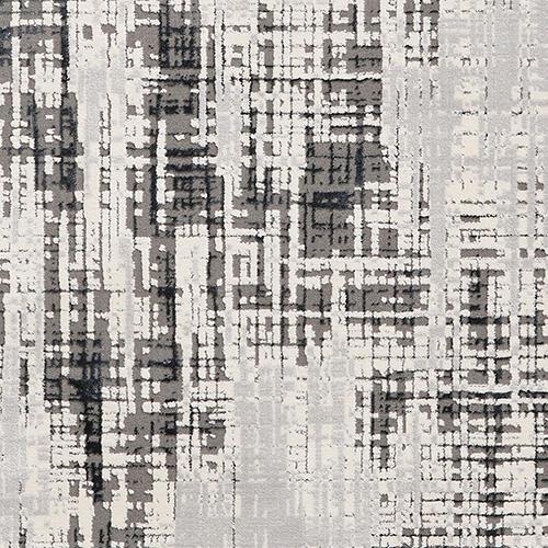 Akari Rug in Grey - Blue on Furniture Village