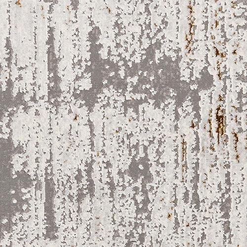 Asaro Rug in Grey - Gold on Furniture Village
