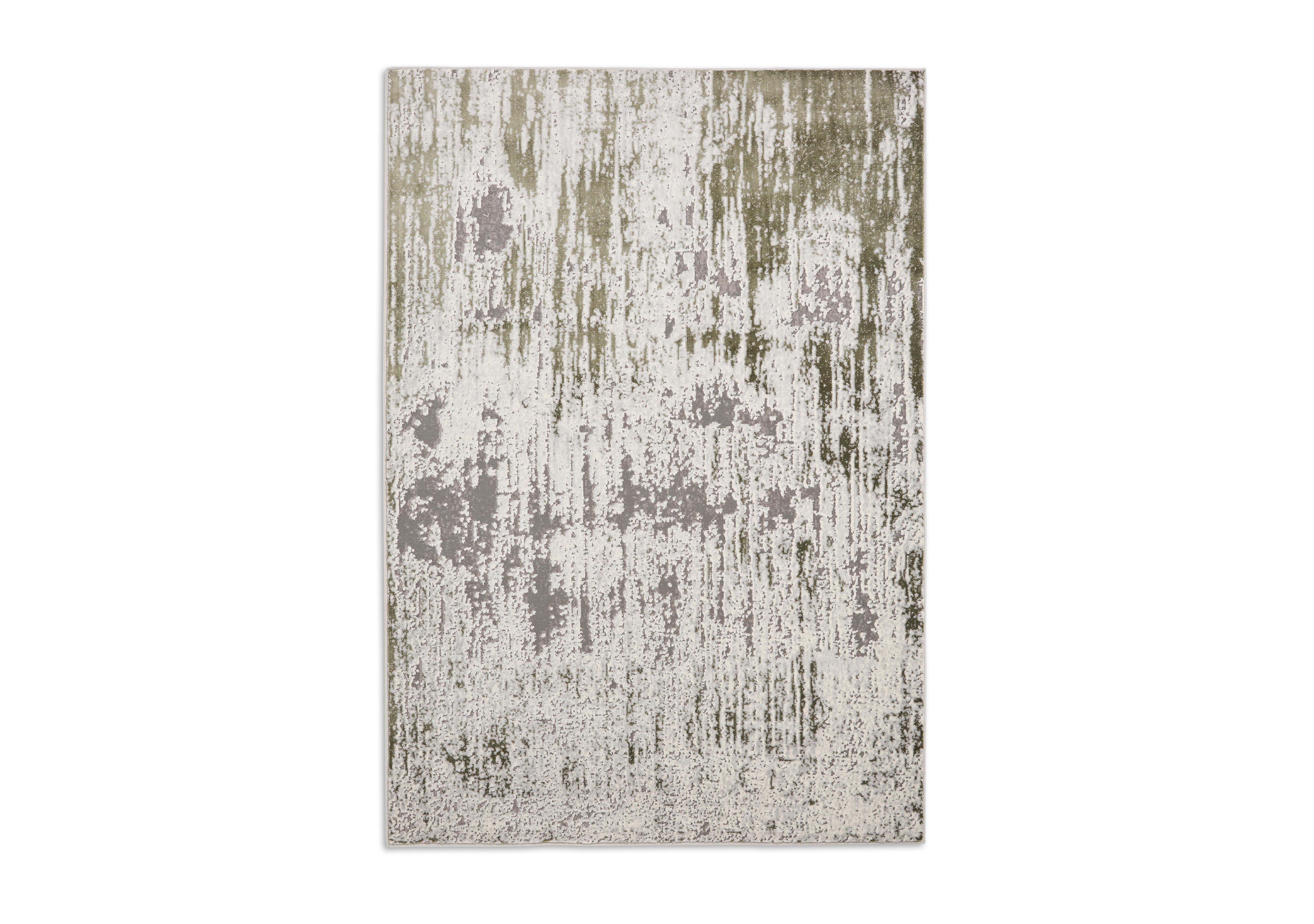 Asaro Rug in Grey - Green on Furniture Village