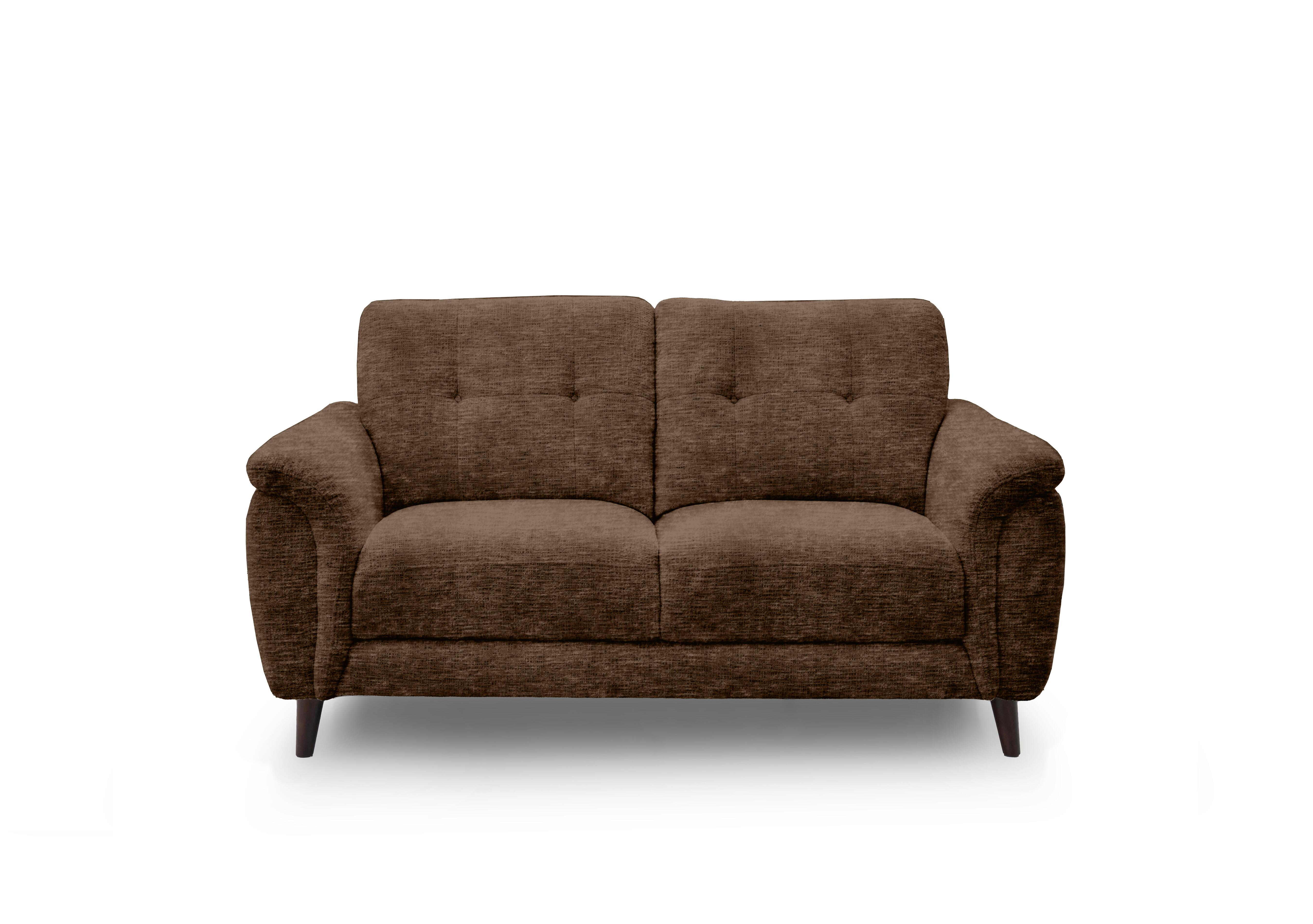 Chantilly 2 Seater Fabric Sofa in Aston Chocolate 47524 on Furniture Village